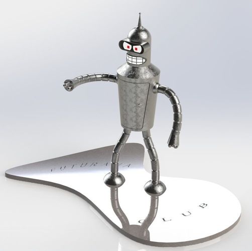 Bender Rodriguez 3D print model