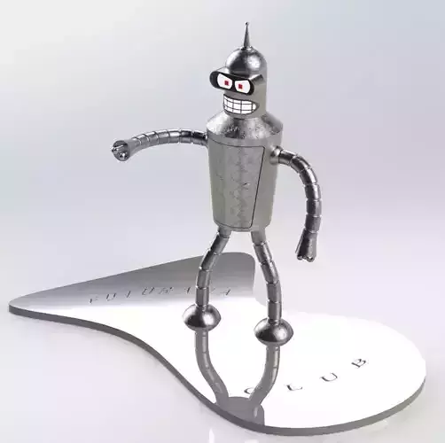 Bender Rodriguez 3D print model