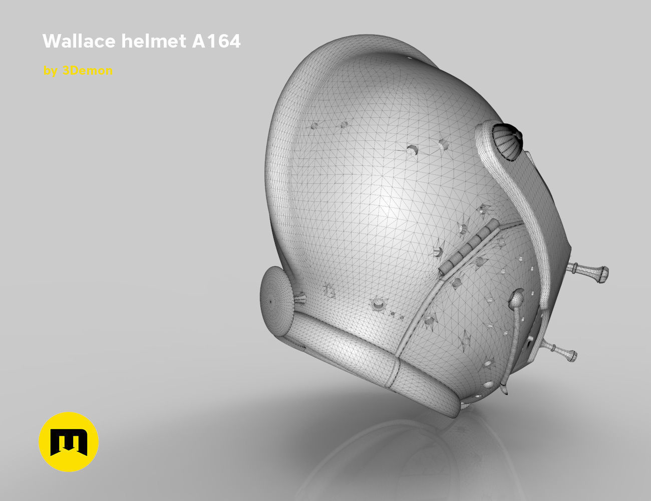 Knight helmet 3D print model_9