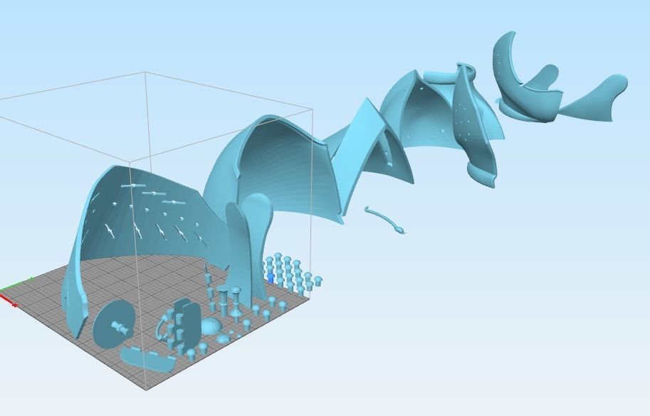 Knight helmet 3D print model_4