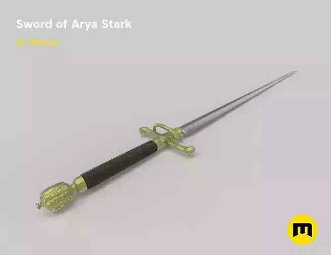 Needle Arya sword 3D print model
