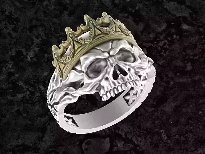 Skull ring 10