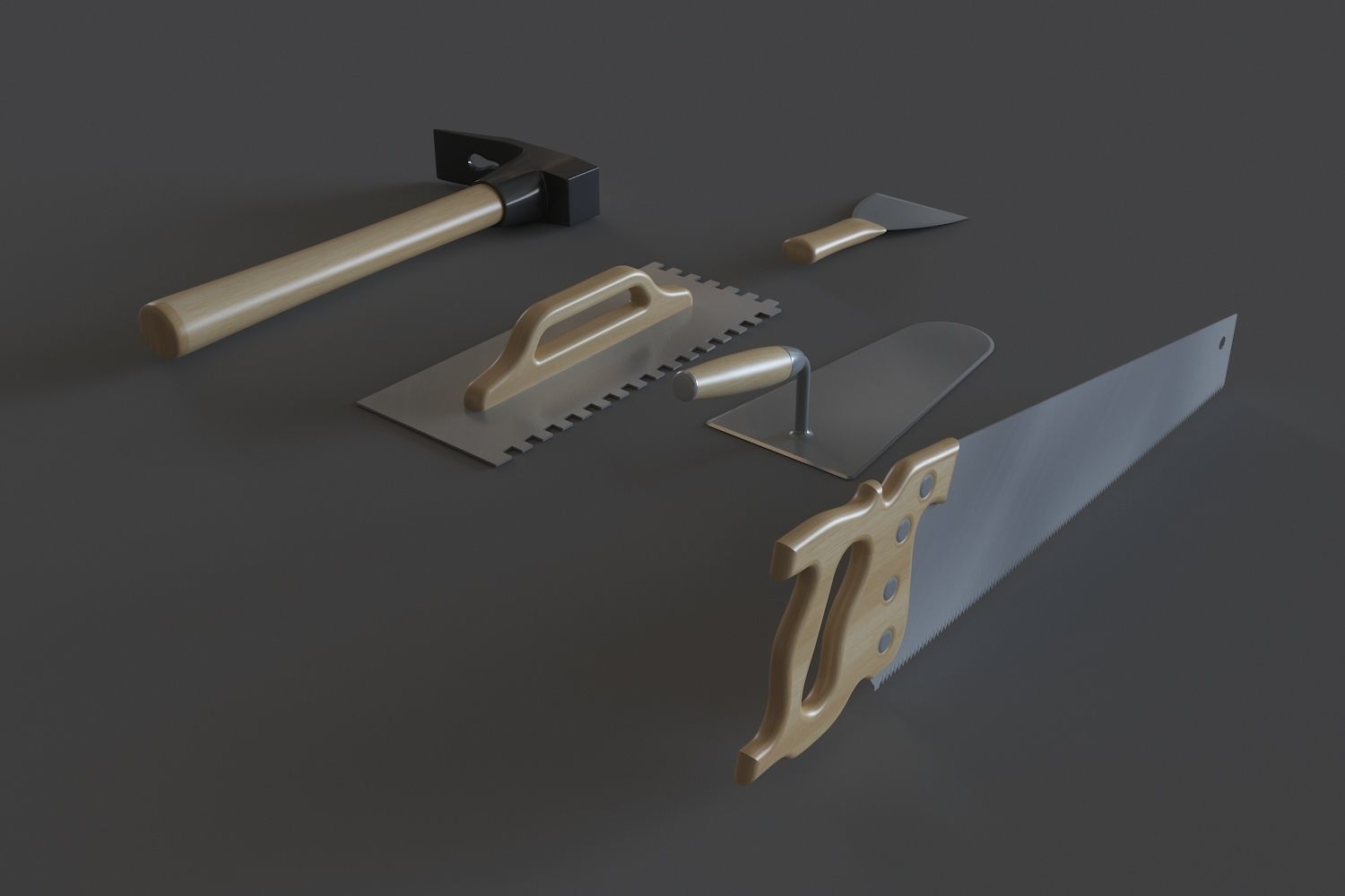 Hand Tools 1 3D model_2