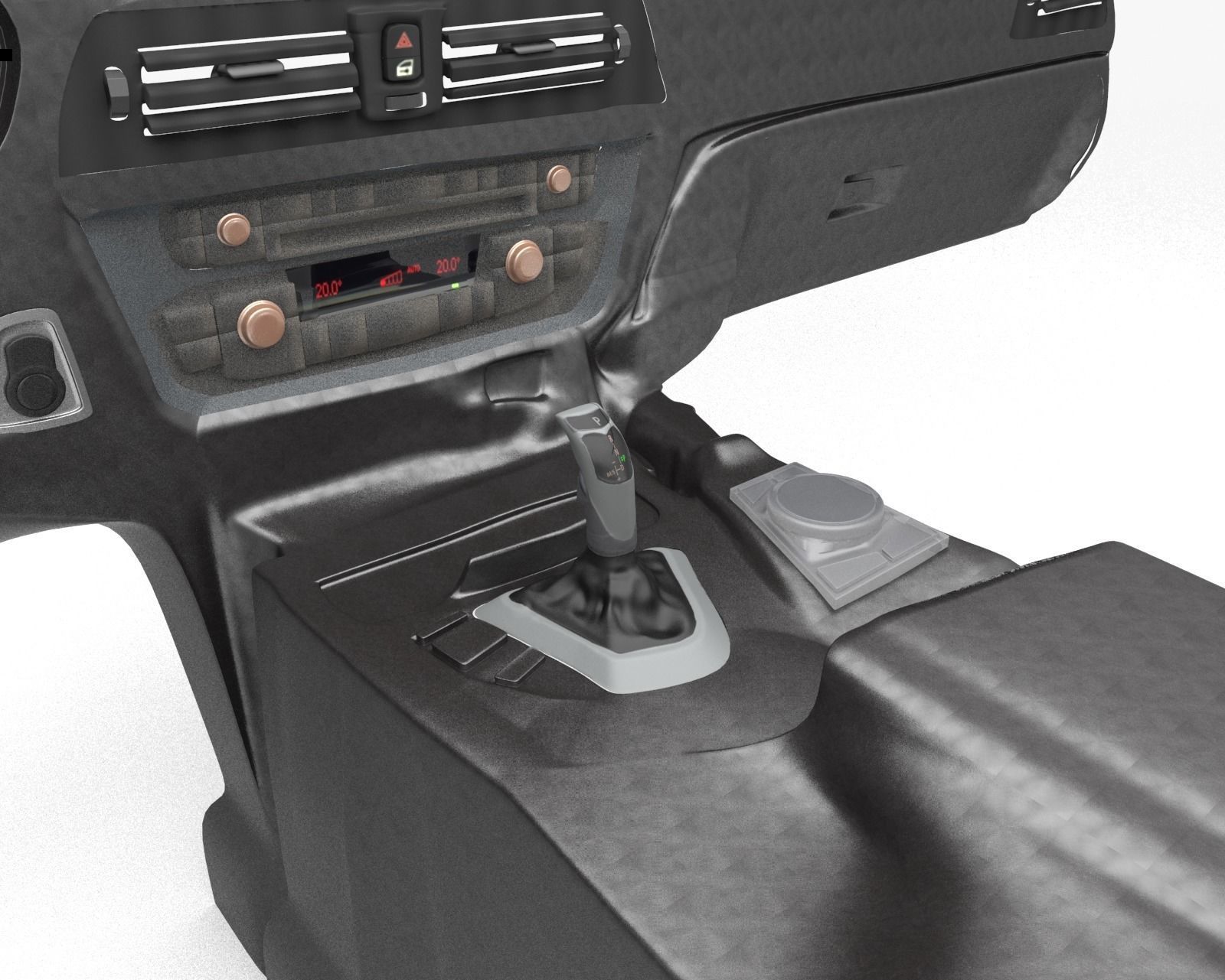 3 Series M Sport Dashboard Armrest Basic Model 3D model_3