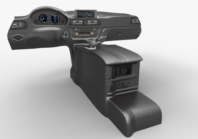 3 Series M Sport Dashboard Armrest Basic Model 3D model