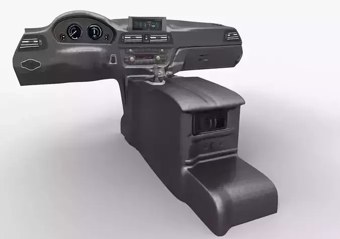 3 Series M Sport Dashboard Armrest Basic Model 3D model