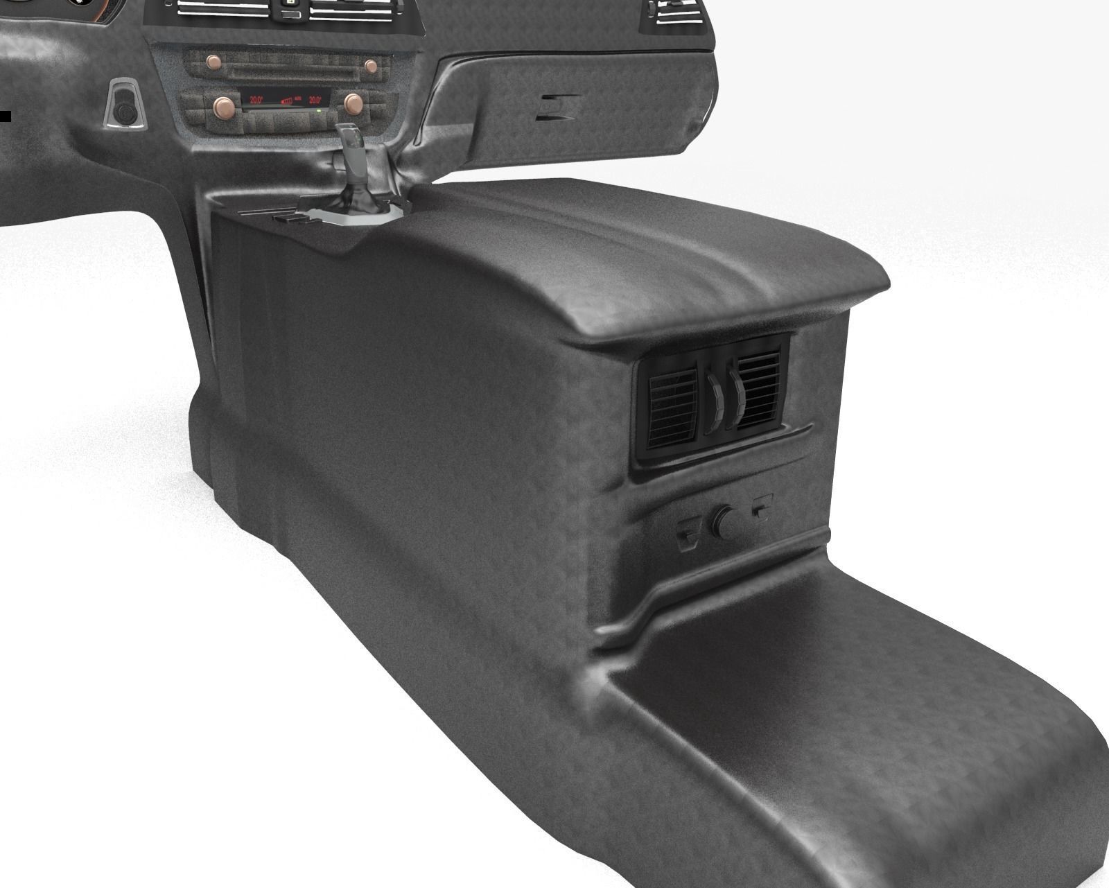 3 Series M Sport Dashboard Armrest Basic Model 3D model_4