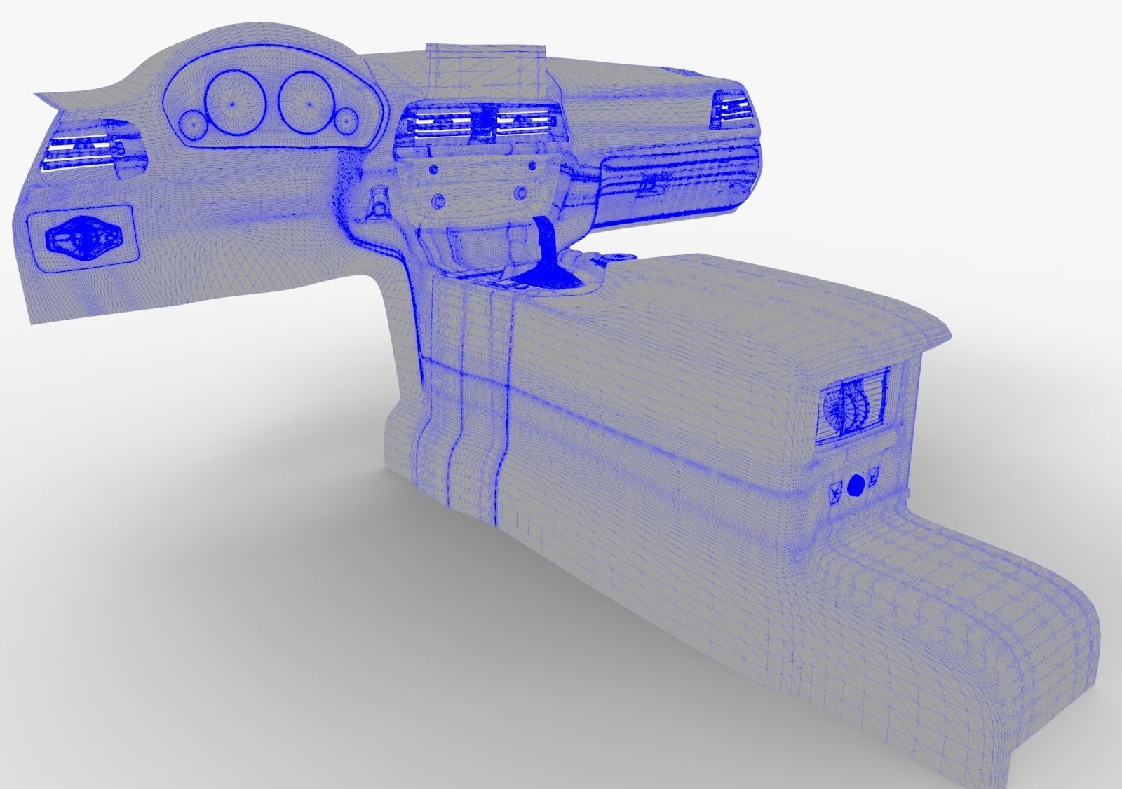 3 Series M Sport Dashboard Armrest Basic Model 3D model_10
