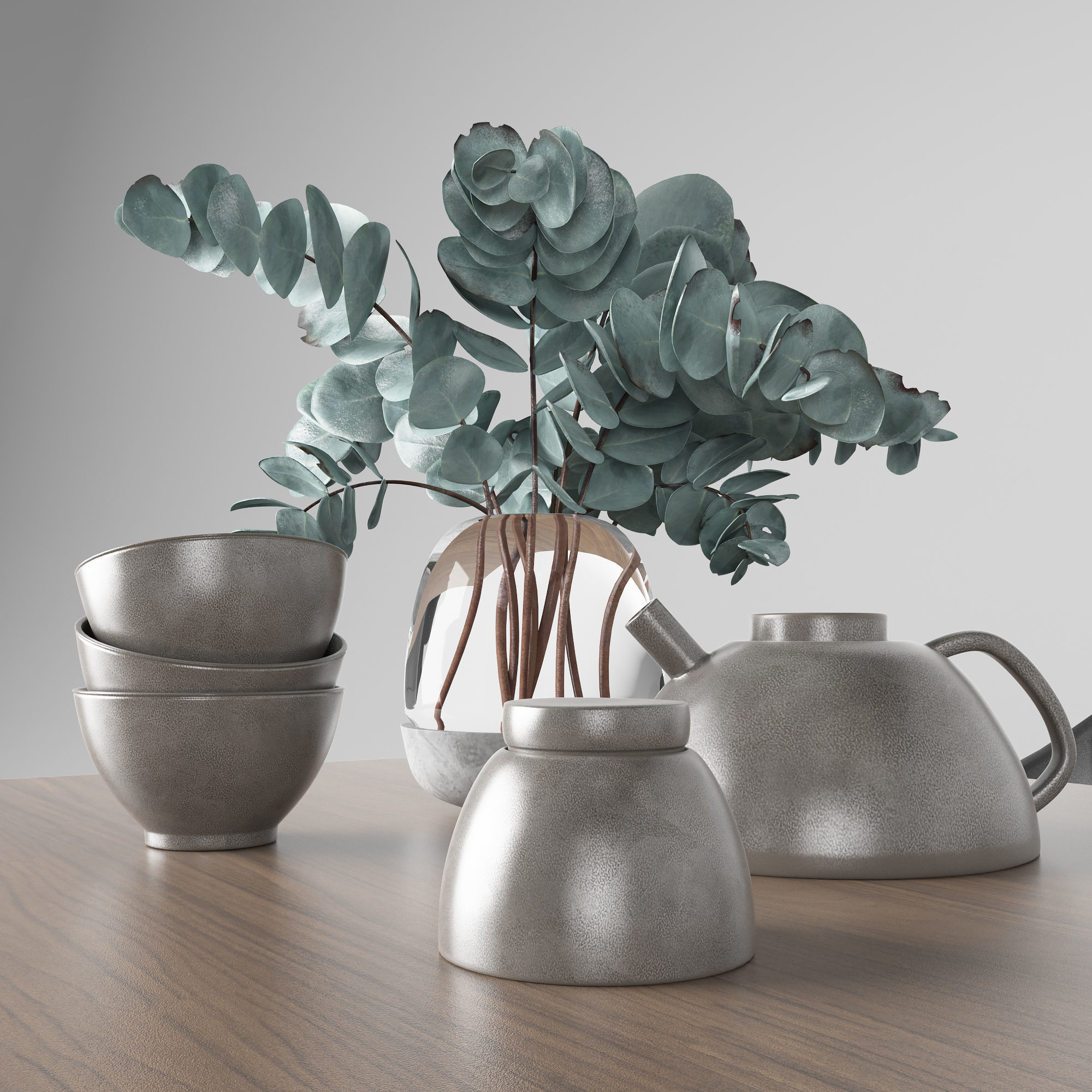 BoConcept Dining Set 3D model_6