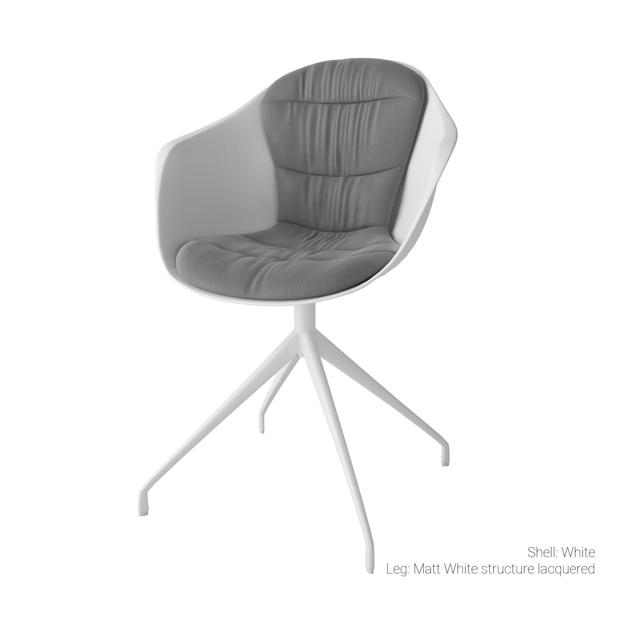 BoConcept Dining Set 3D model_17