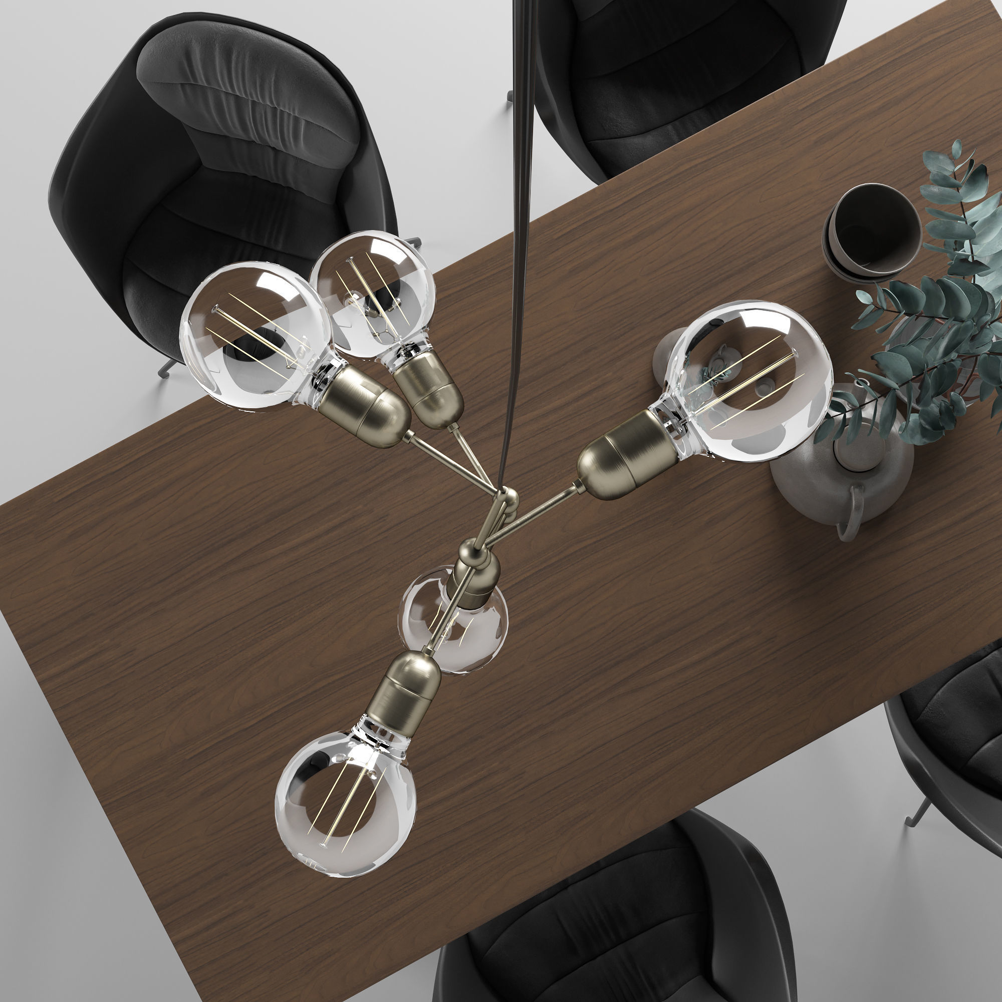 BoConcept Dining Set 3D model_9