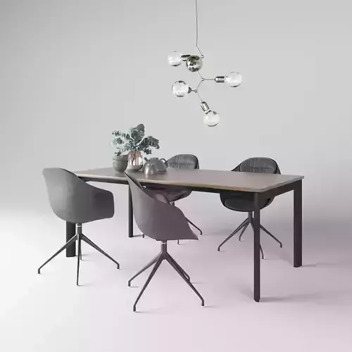 BoConcept Dining Set 3D model
