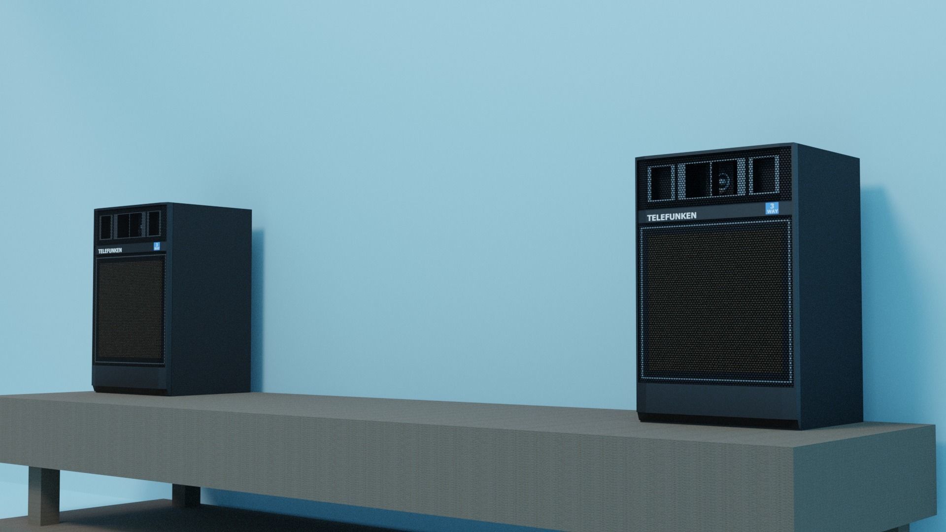 TELEFUNKEN speaker Free 3D model_4
