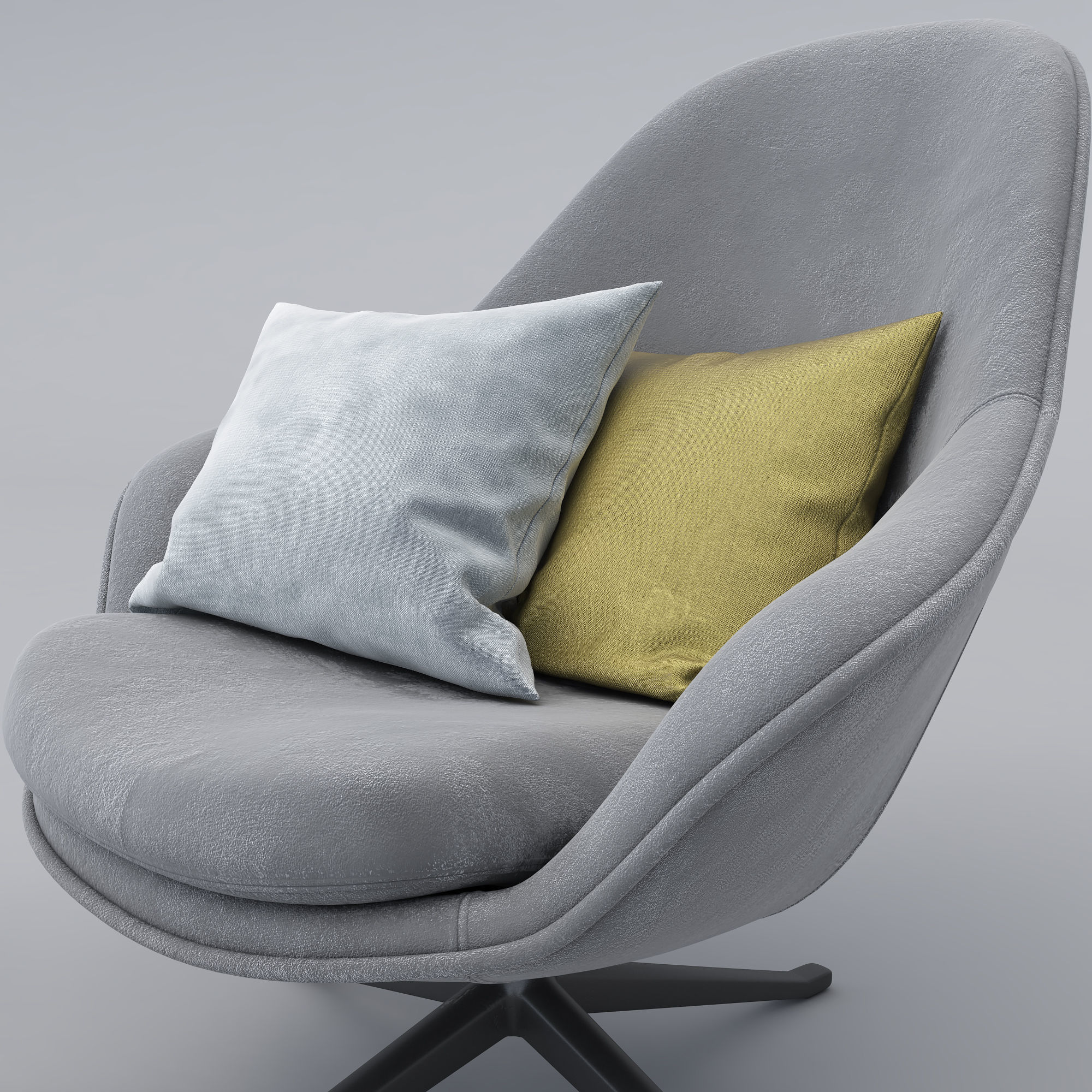 BoConcept Adelaide Chair Set 3D model_25