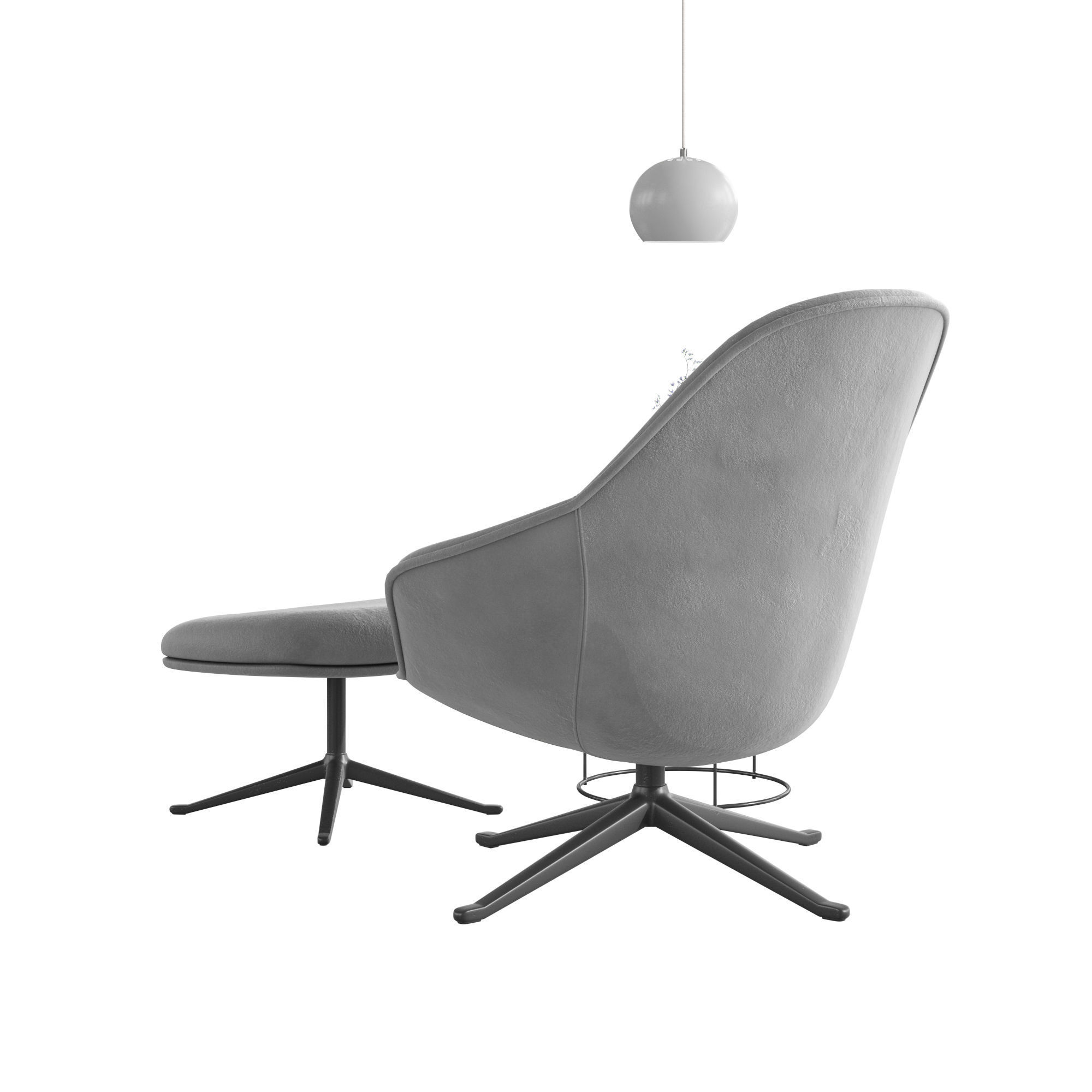 BoConcept Adelaide Chair Set 3D model_21