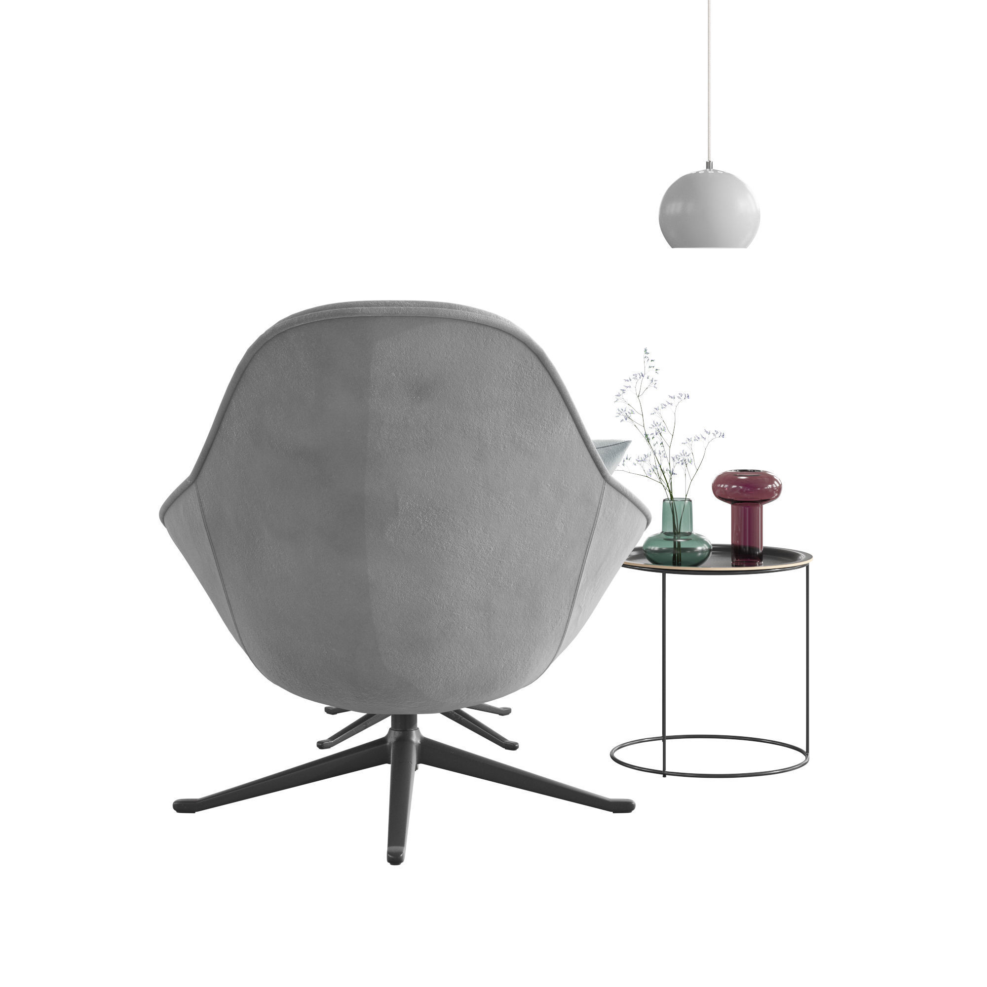 BoConcept Adelaide Chair Set 3D model_15