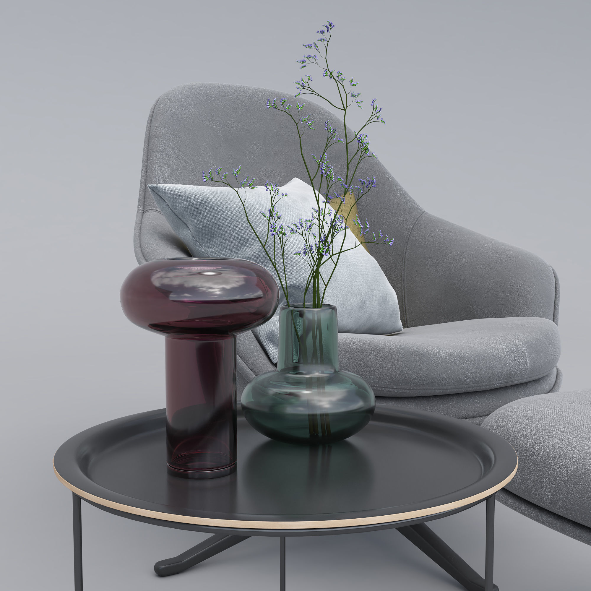 BoConcept Adelaide Chair Set 3D model_24