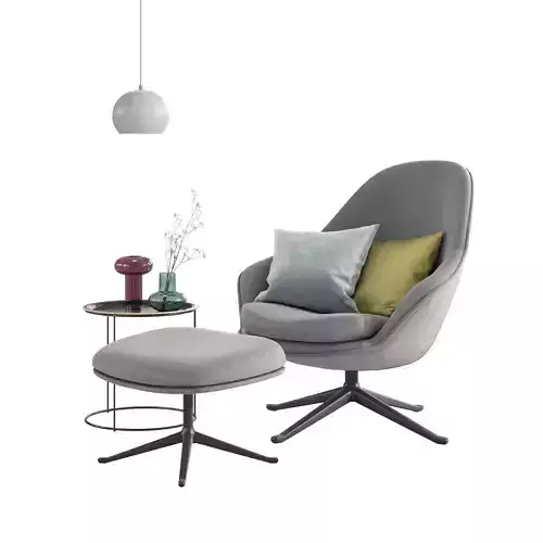 BoConcept Adelaide Chair Set 3D model