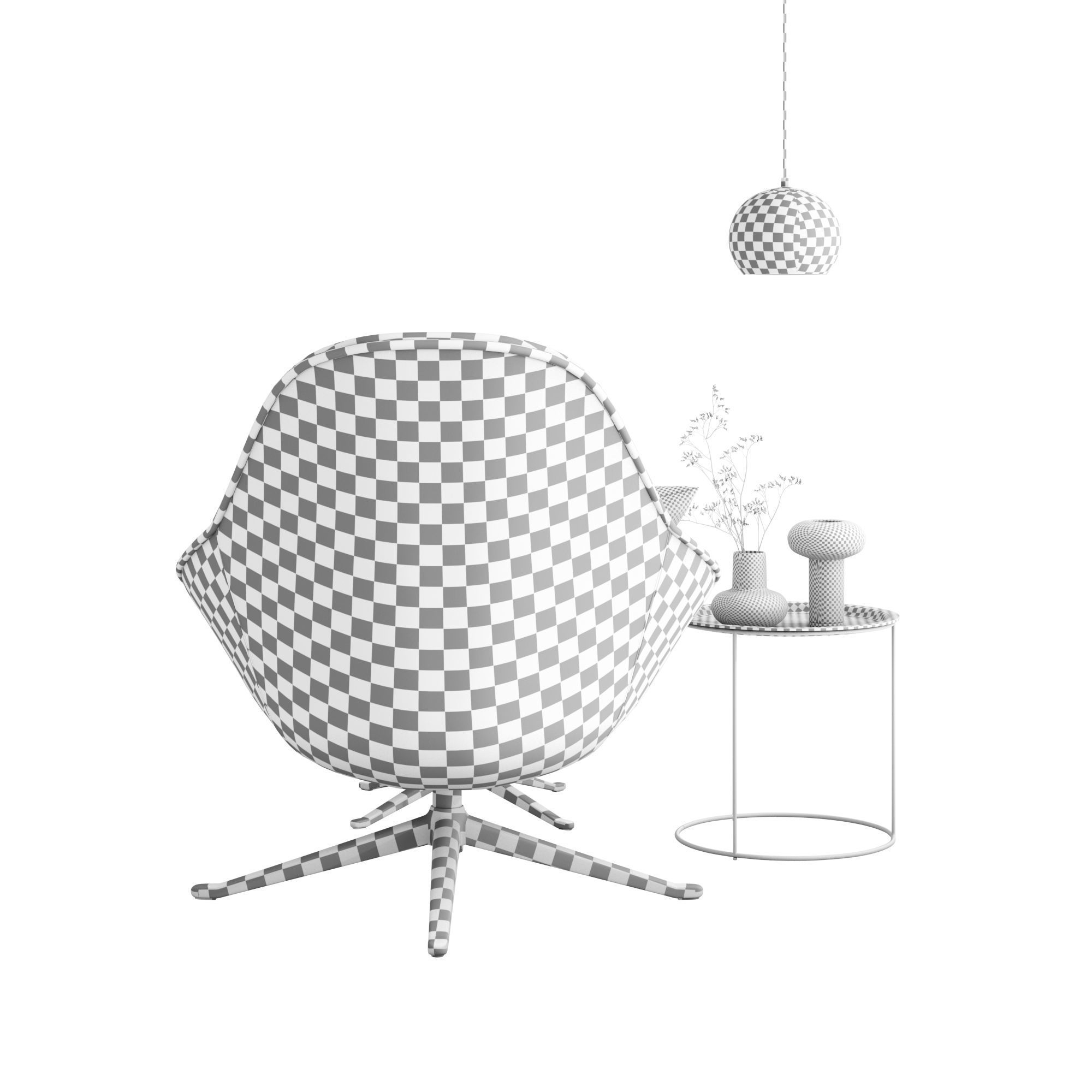 BoConcept Adelaide Chair Set 3D model_16