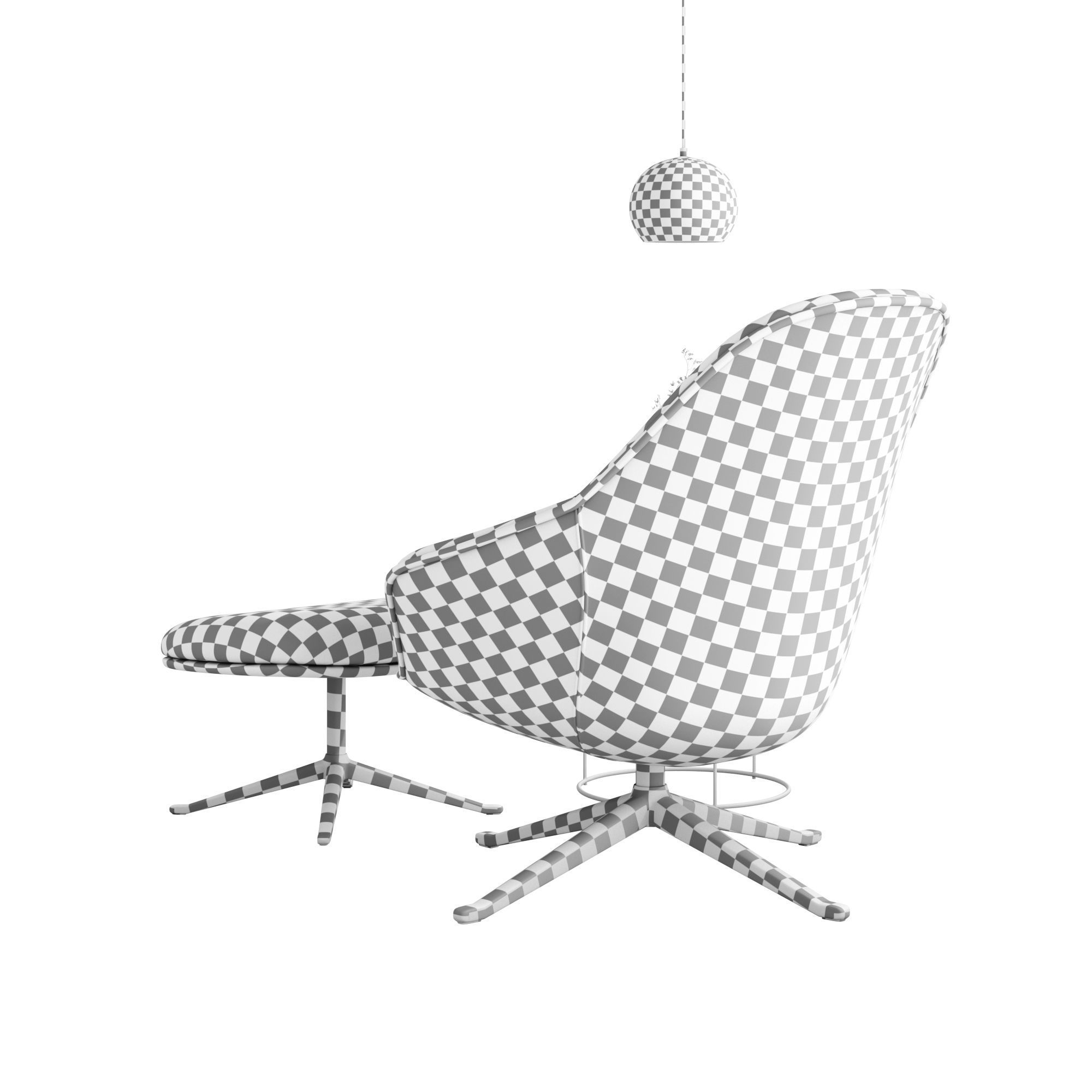 BoConcept Adelaide Chair Set 3D model_22