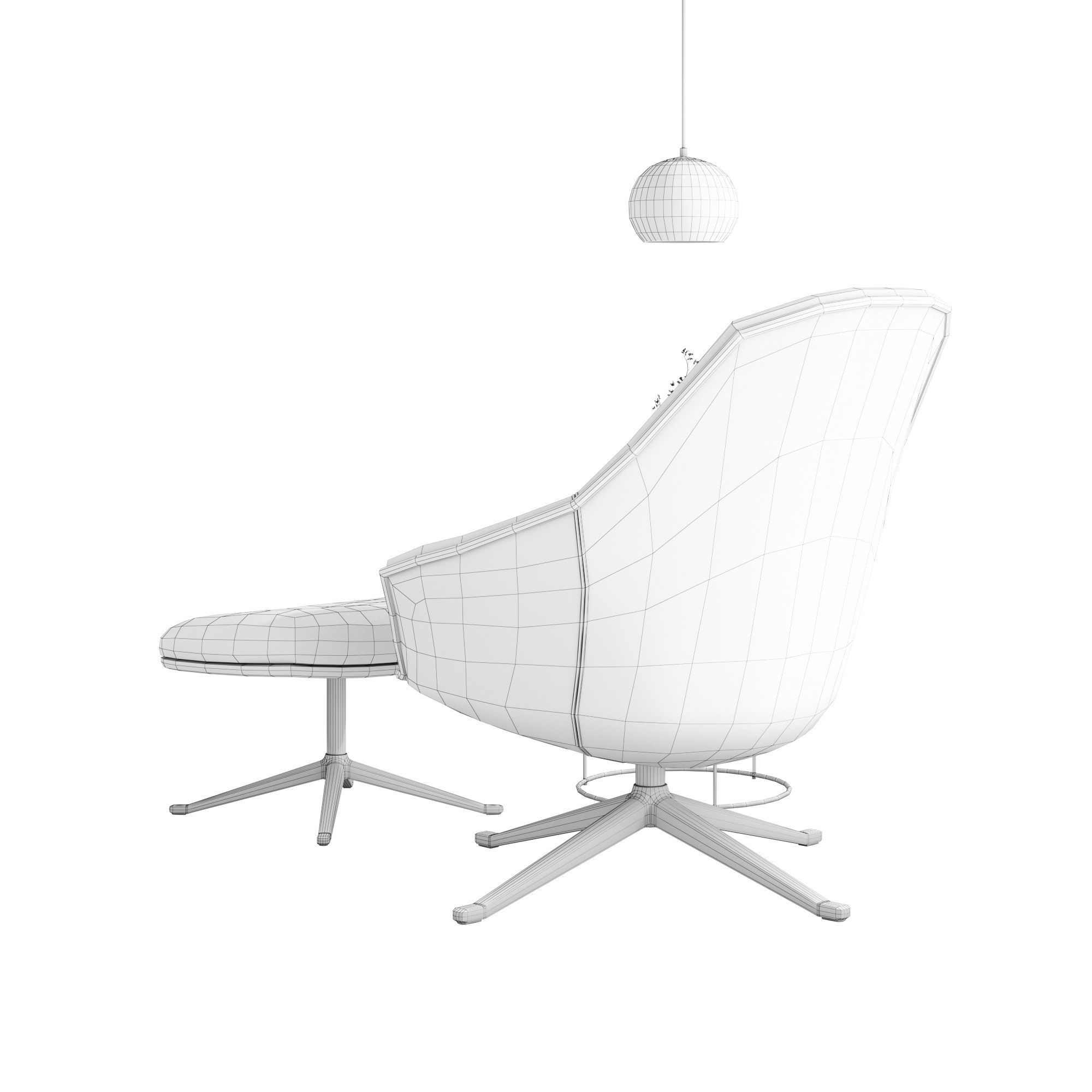 BoConcept Adelaide Chair Set 3D model_23