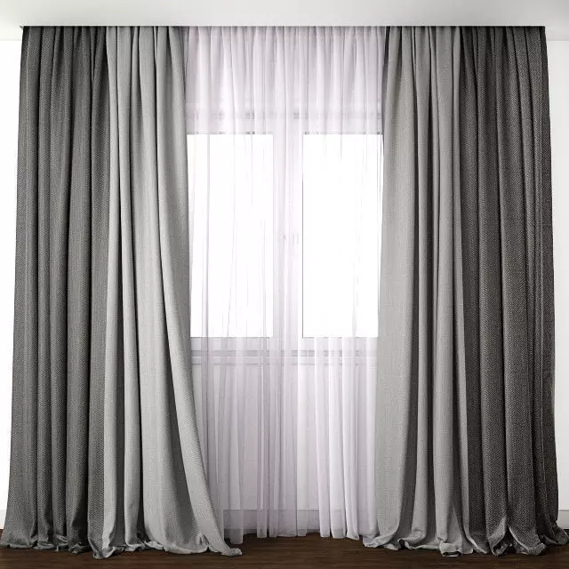 Curtain 48 3D model_0