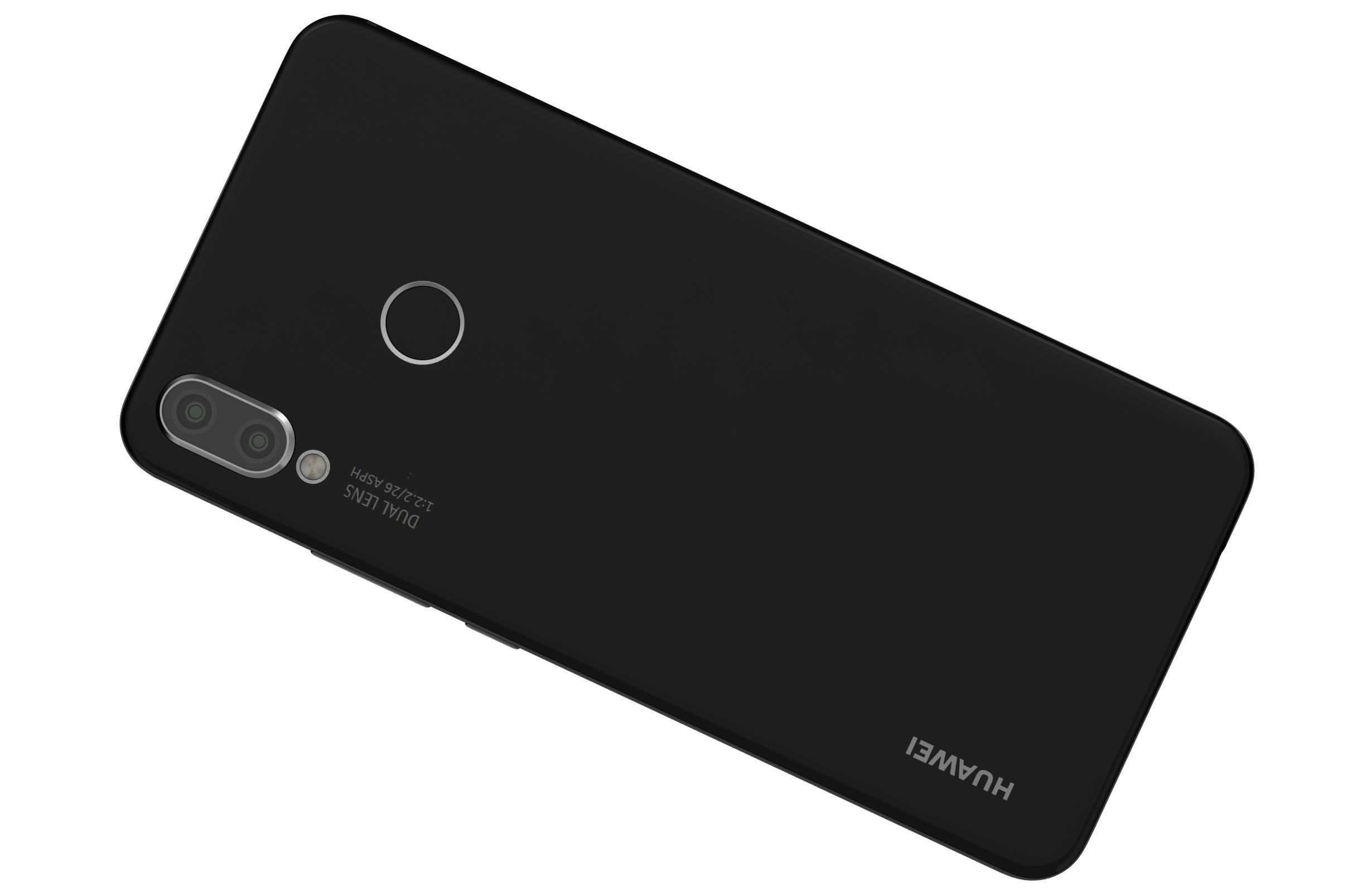 Huawei Nova 3i Black 3D model_5