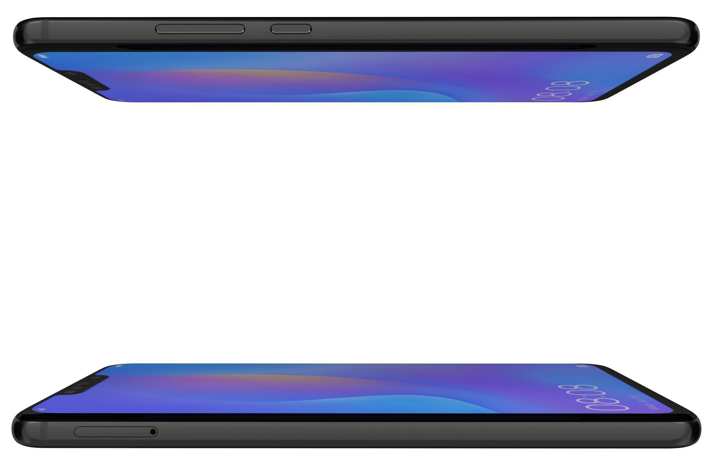 Huawei Nova 3i Black 3D model_3