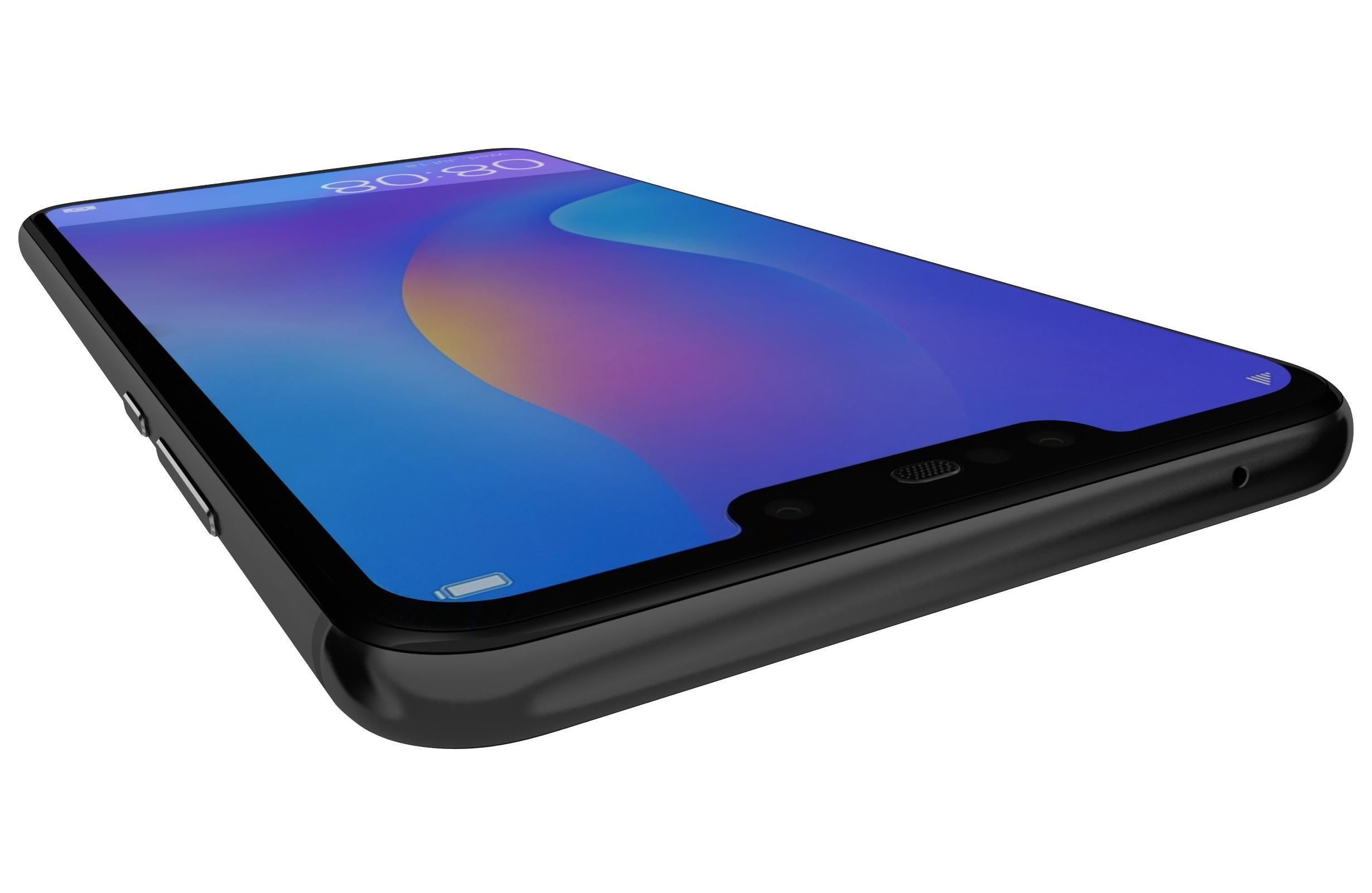 Huawei Nova 3i Black 3D model_7