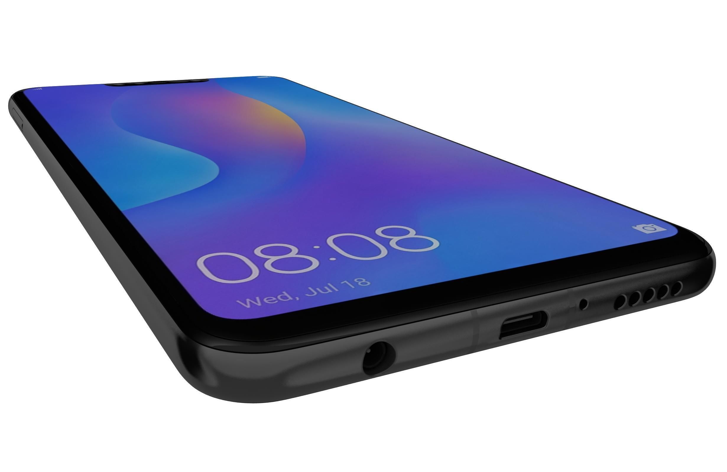 Huawei Nova 3i Black 3D model_6