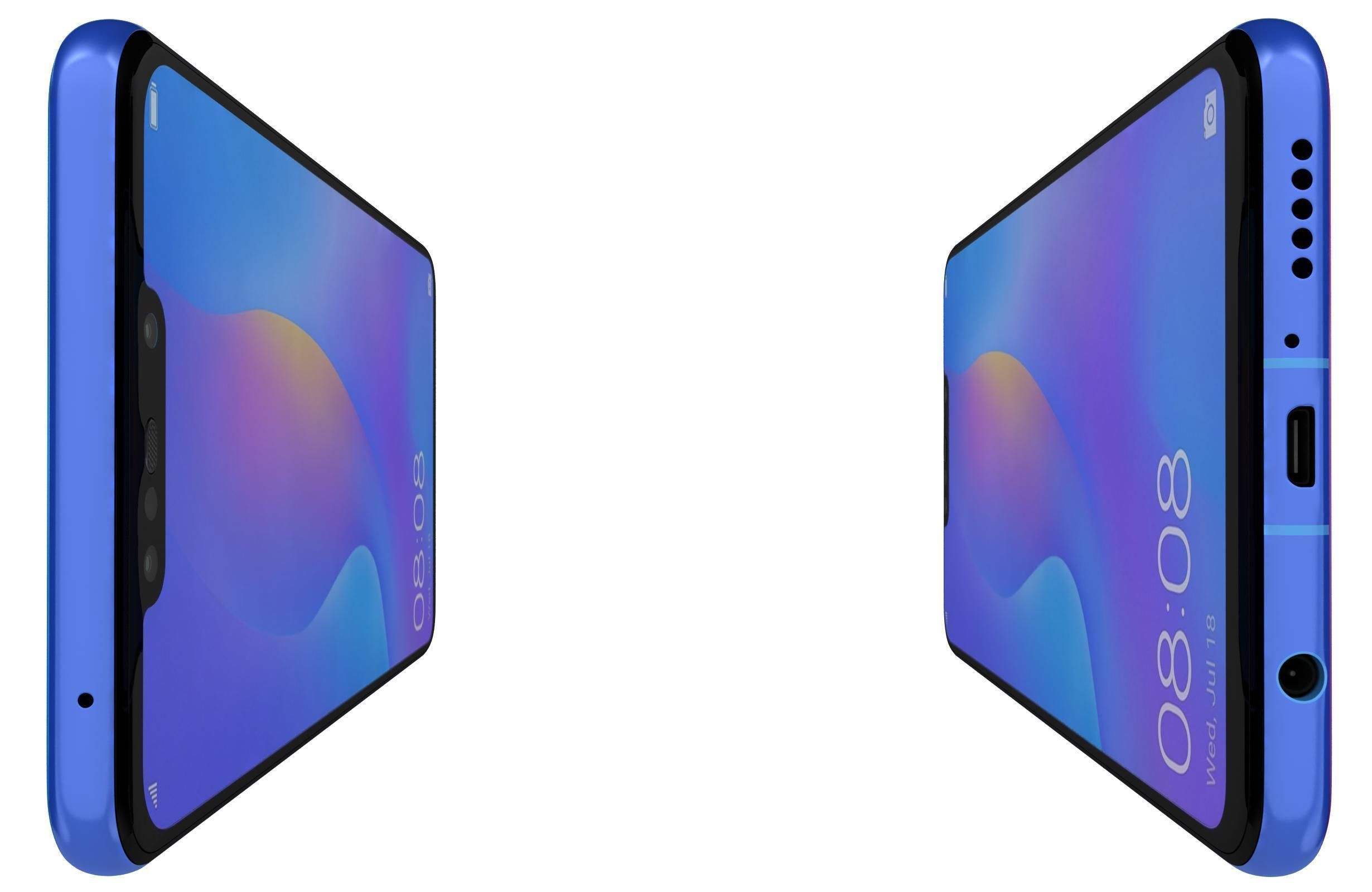 Huawei Nova 3i Iris Purple 3D model_3