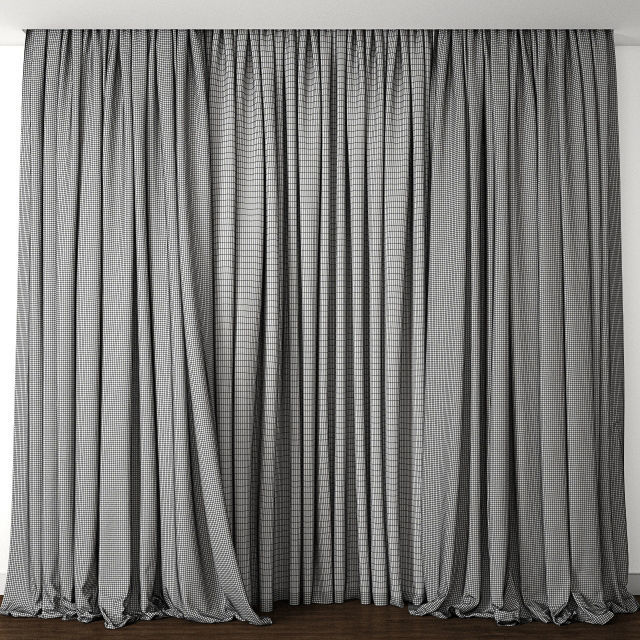 Curtain 49 3D model_3