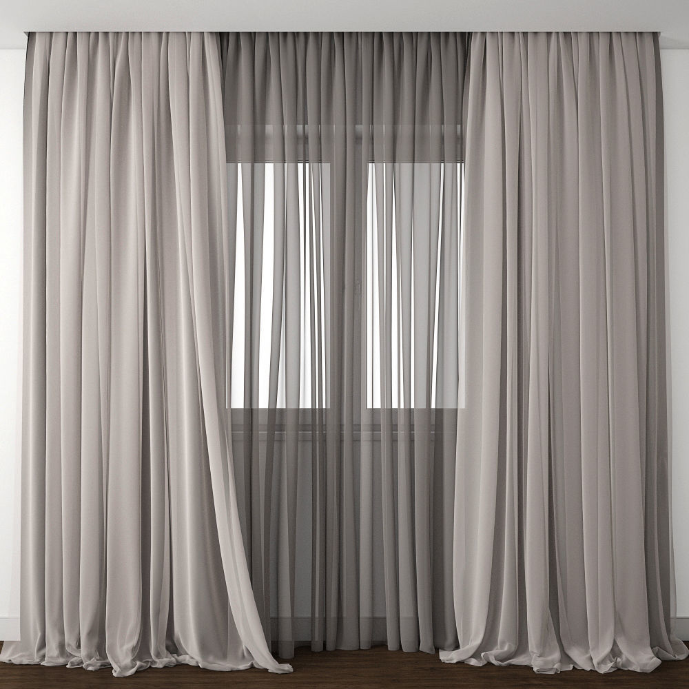 Curtain 49 3D model_2