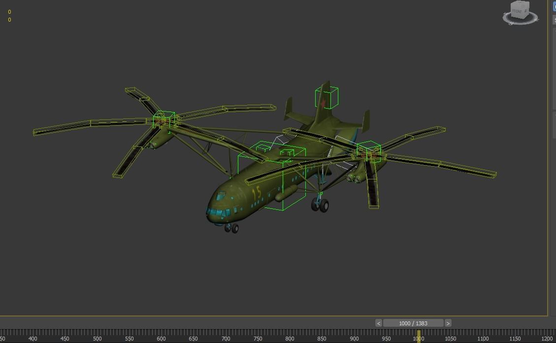 Mi-12  Low-poly 3D model_10