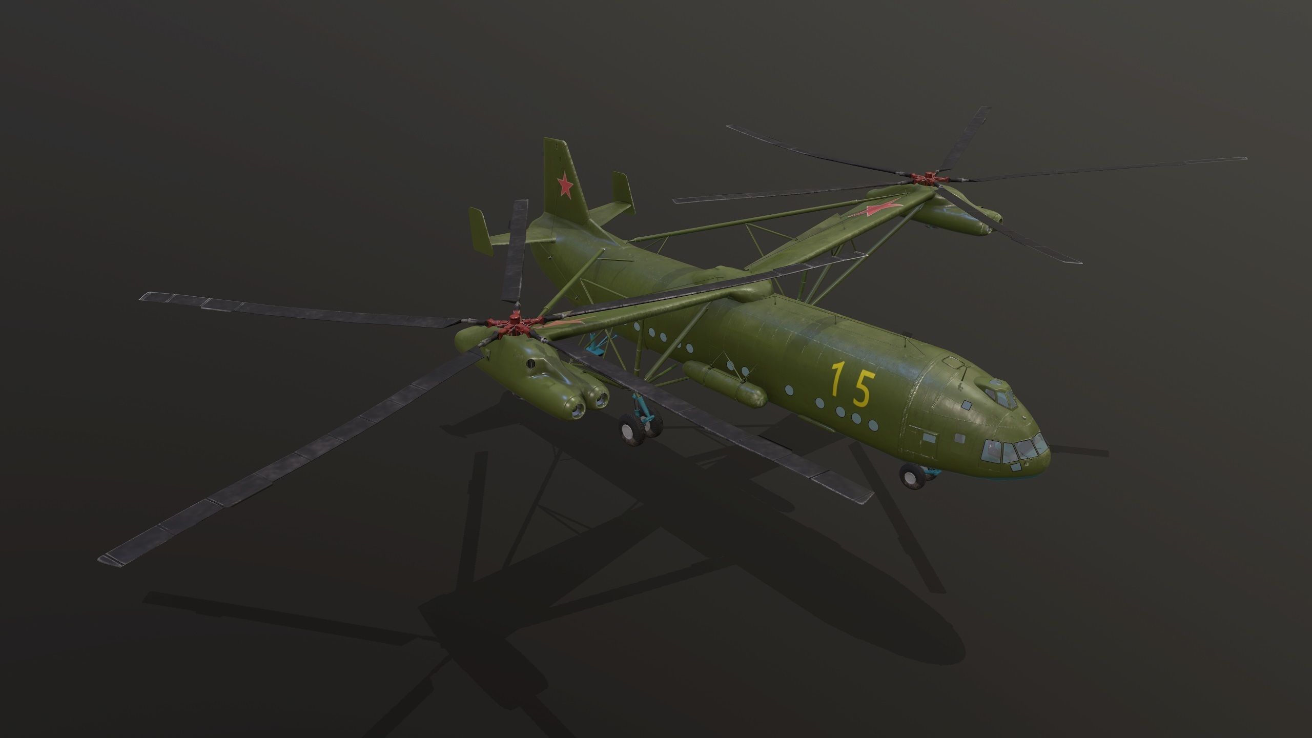 Mi-12  Low-poly 3D model_17