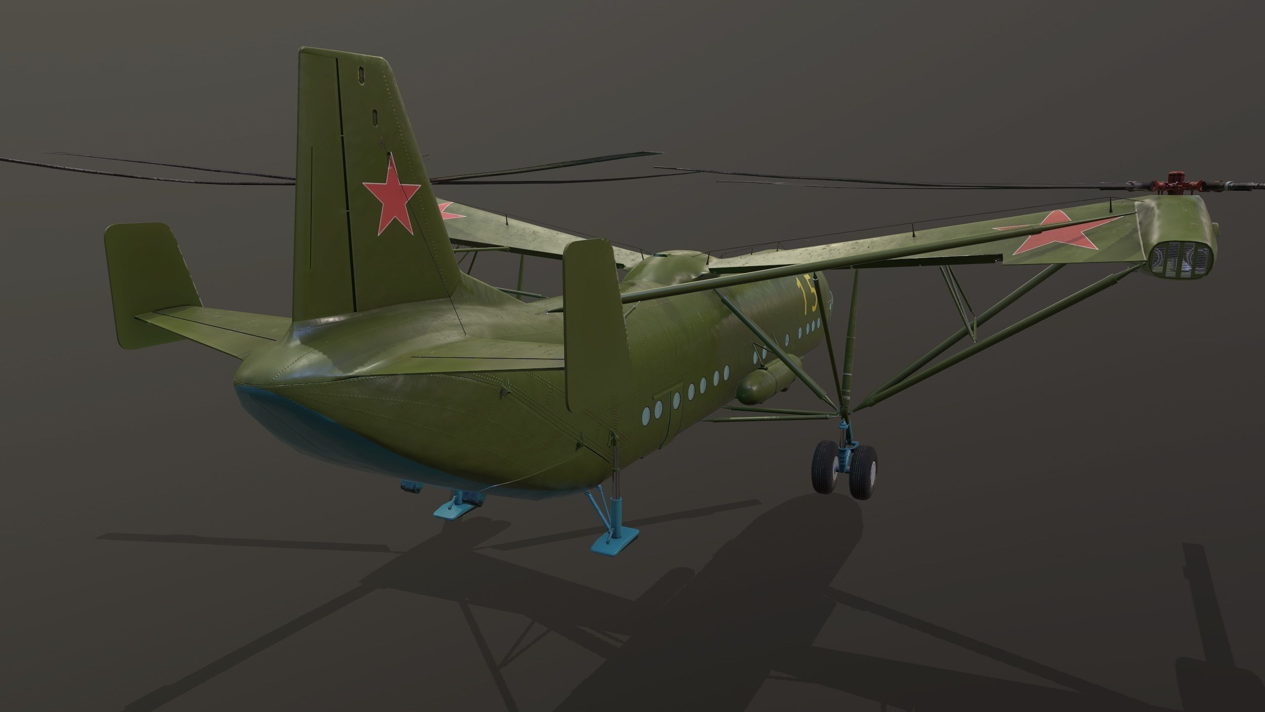 Mi-12  Low-poly 3D model_18