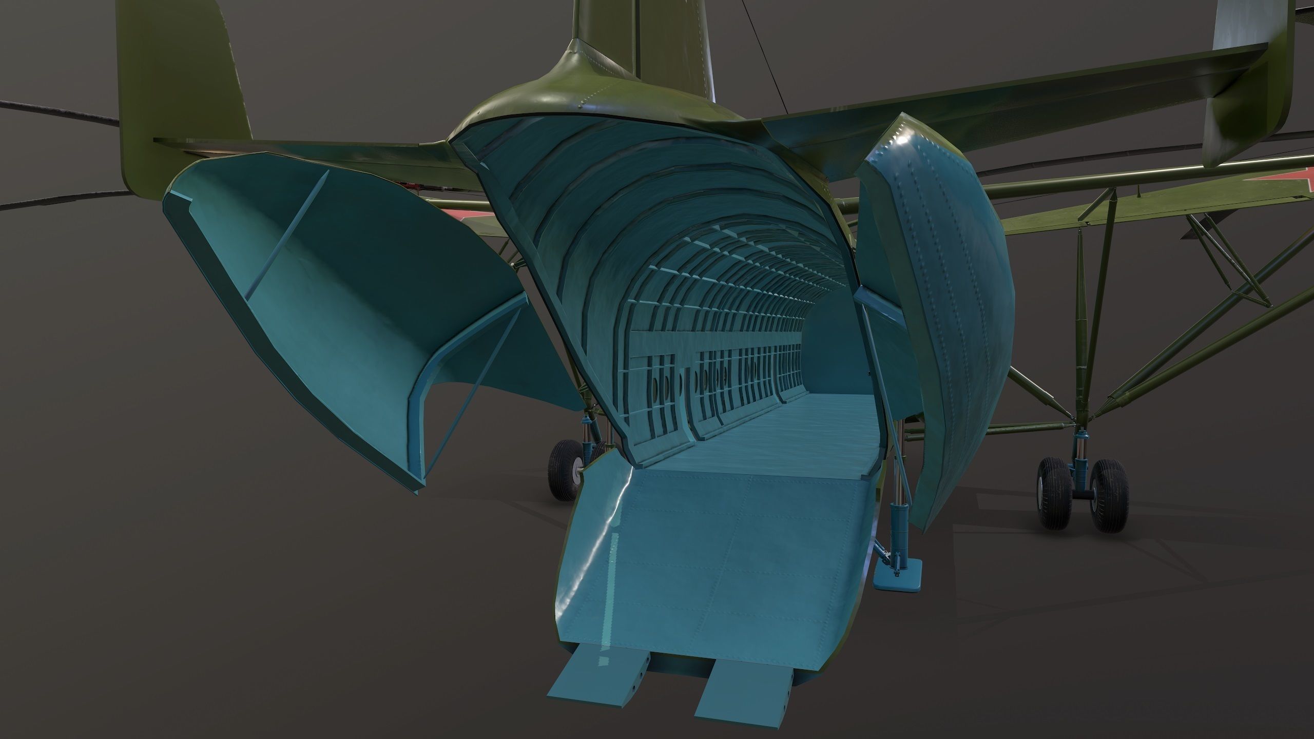 Mi-12  Low-poly 3D model_11