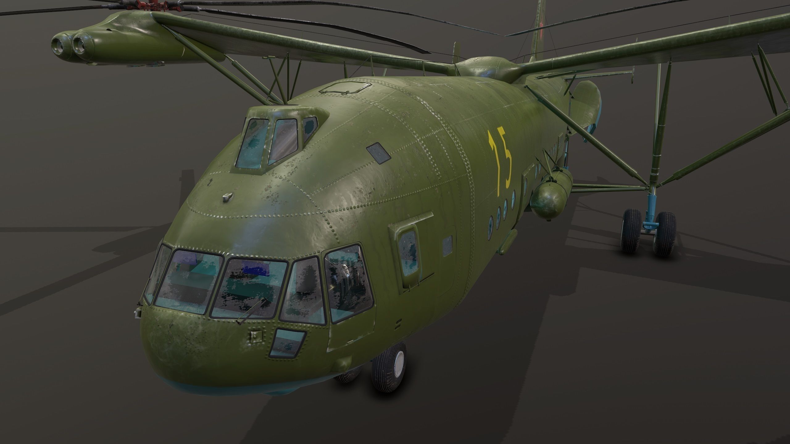 Mi-12  Low-poly 3D model_20