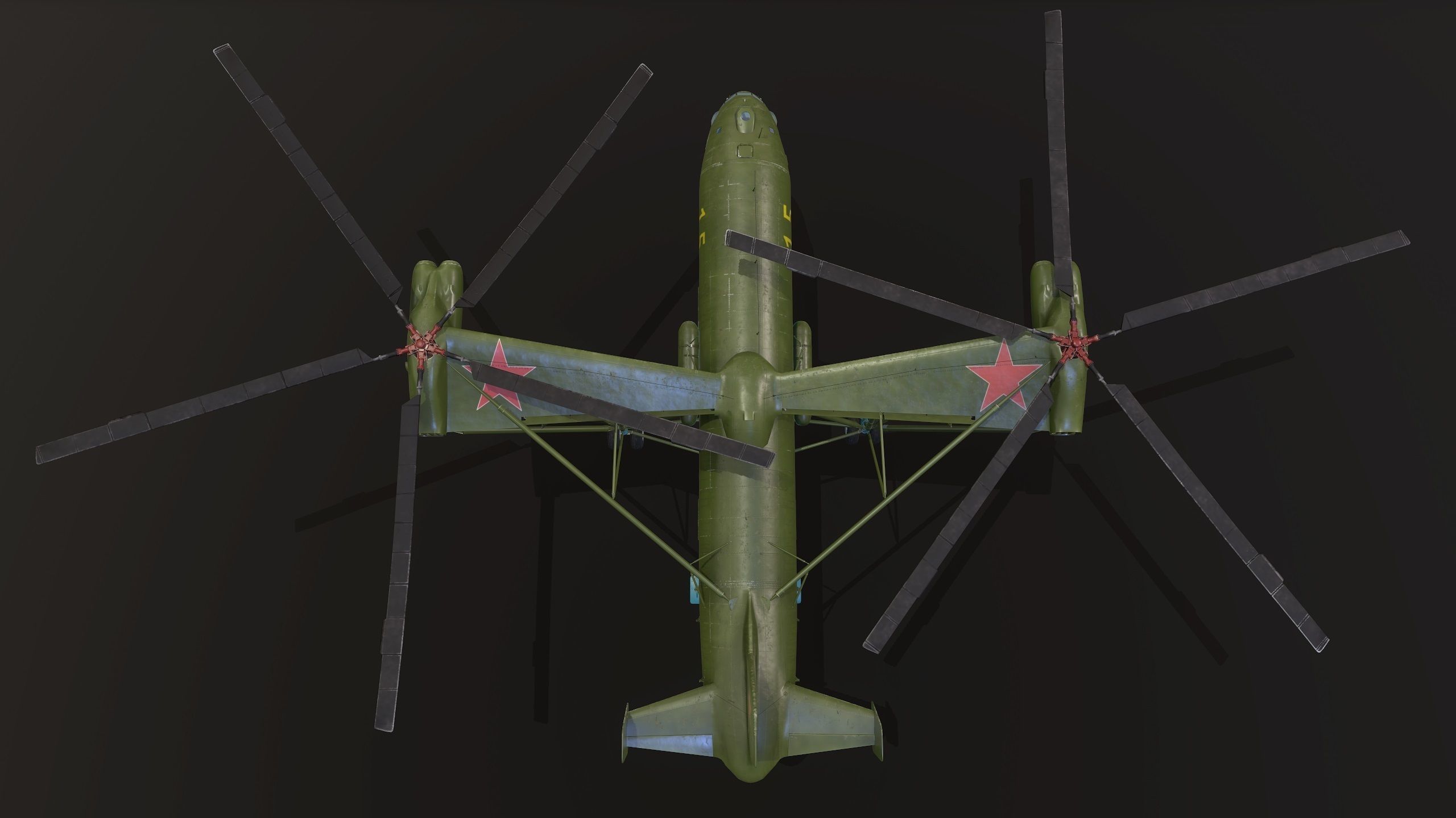 Mi-12  Low-poly 3D model_16