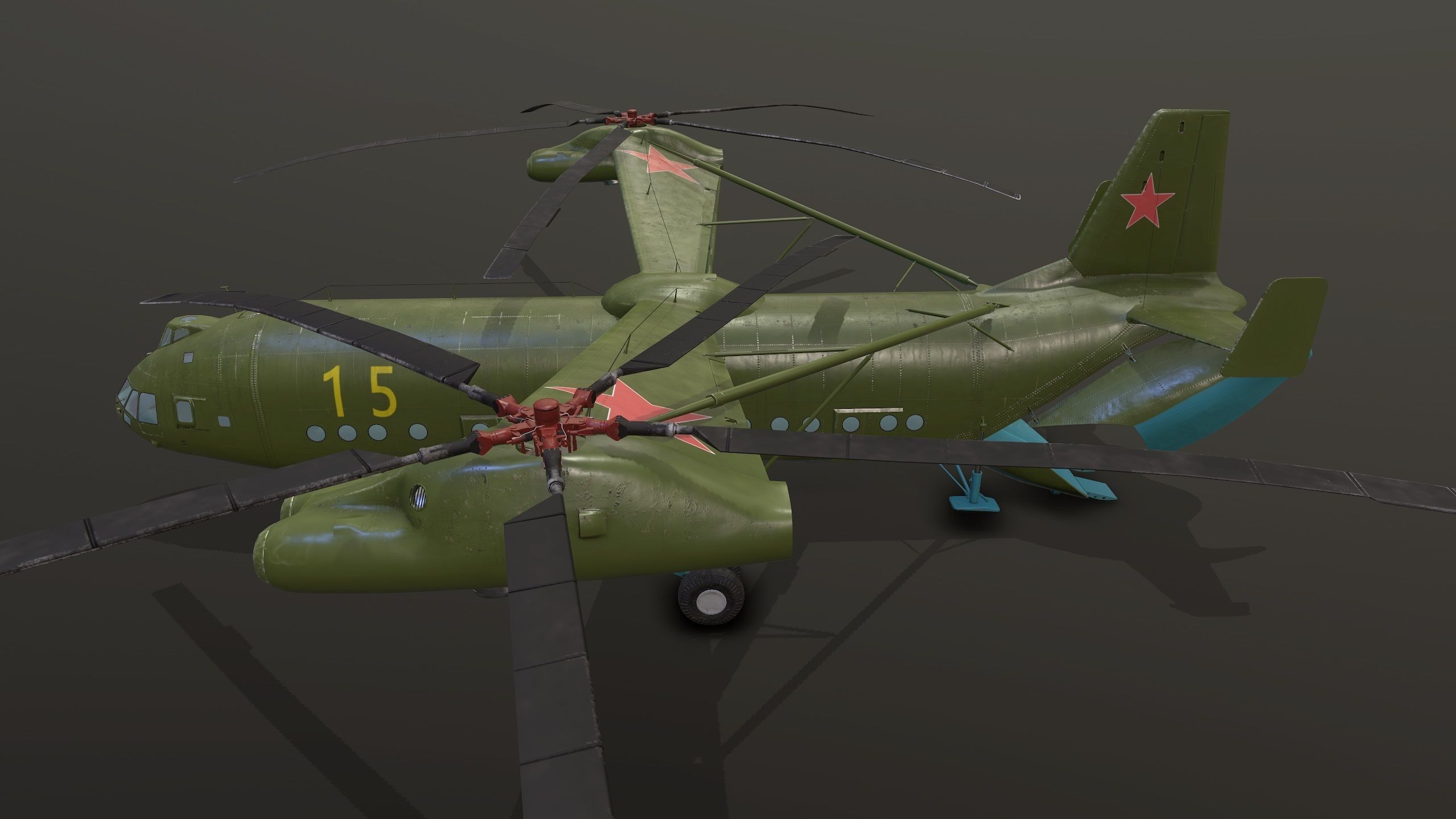 Mi-12  Low-poly 3D model_21