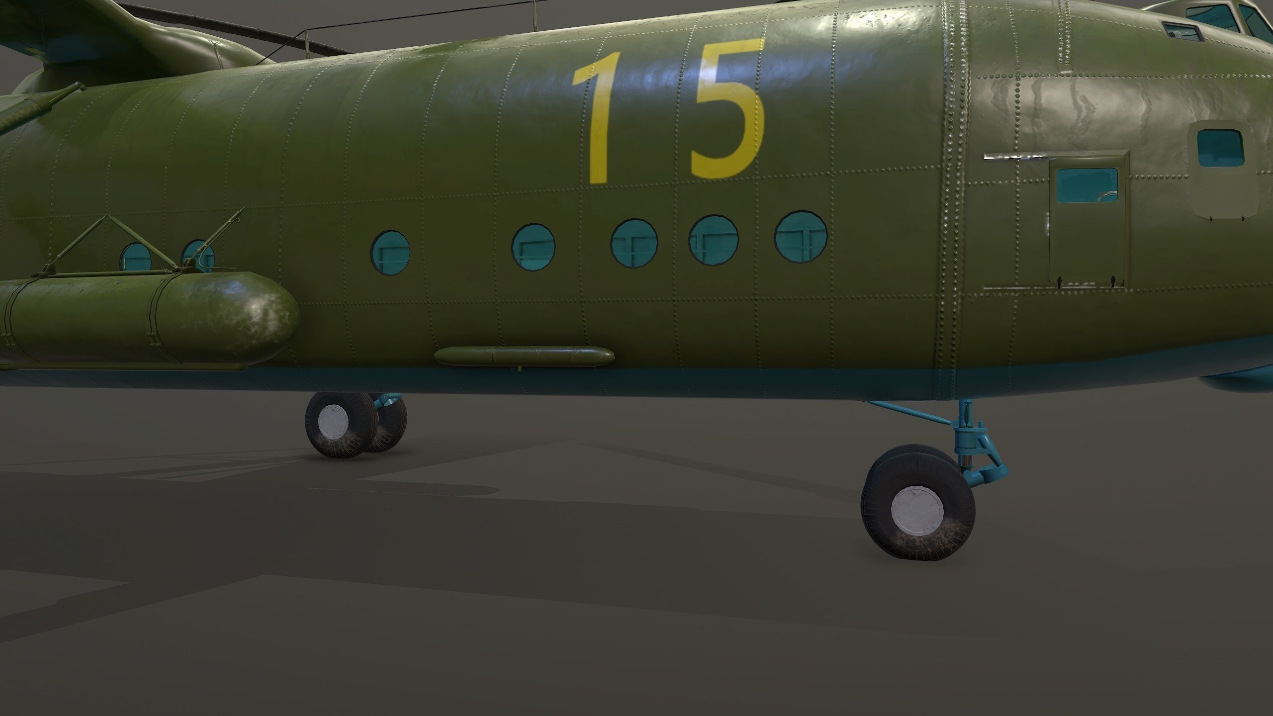 Mi-12  Low-poly 3D model_12