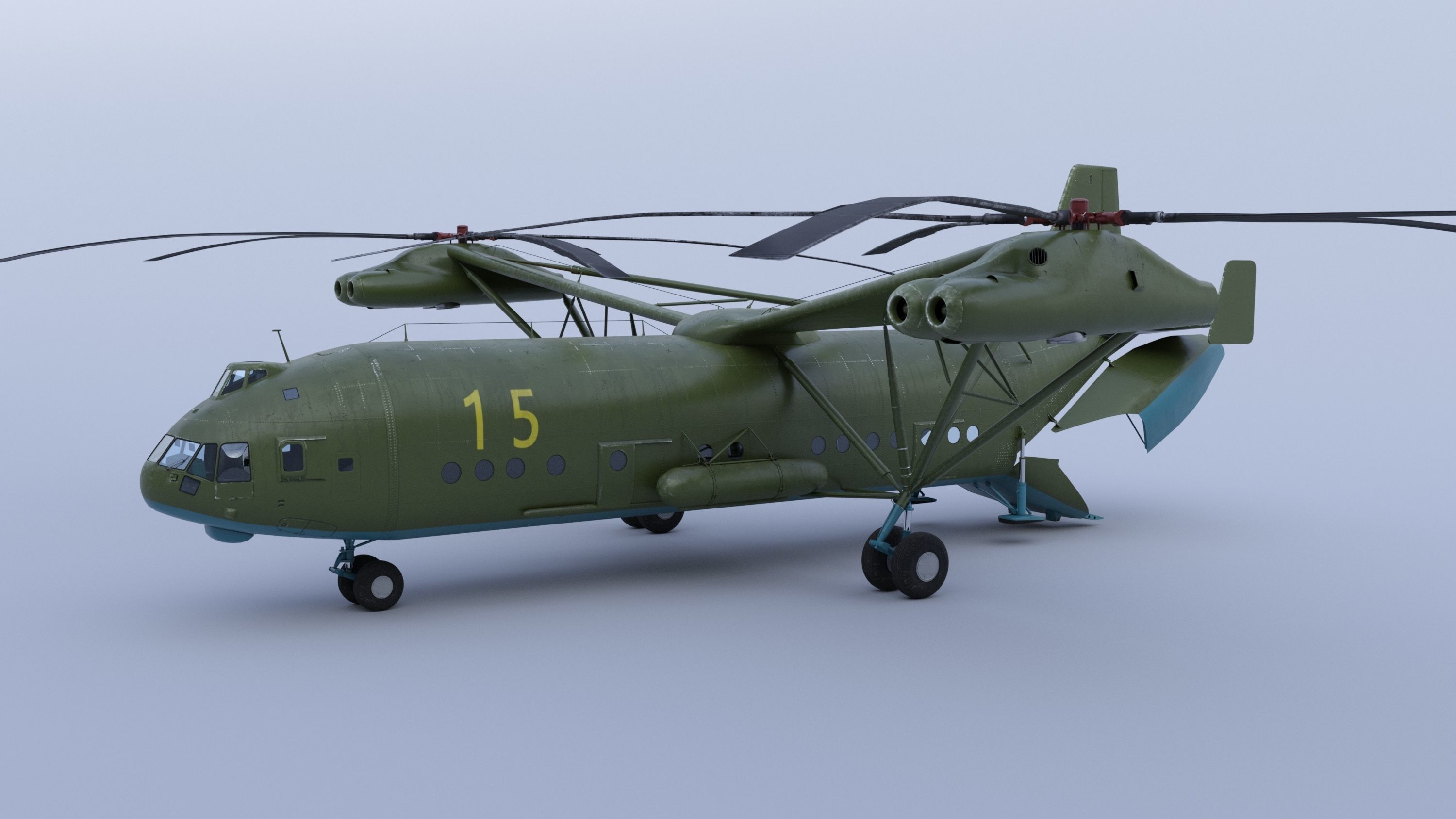 Mi-12  Low-poly 3D model_0