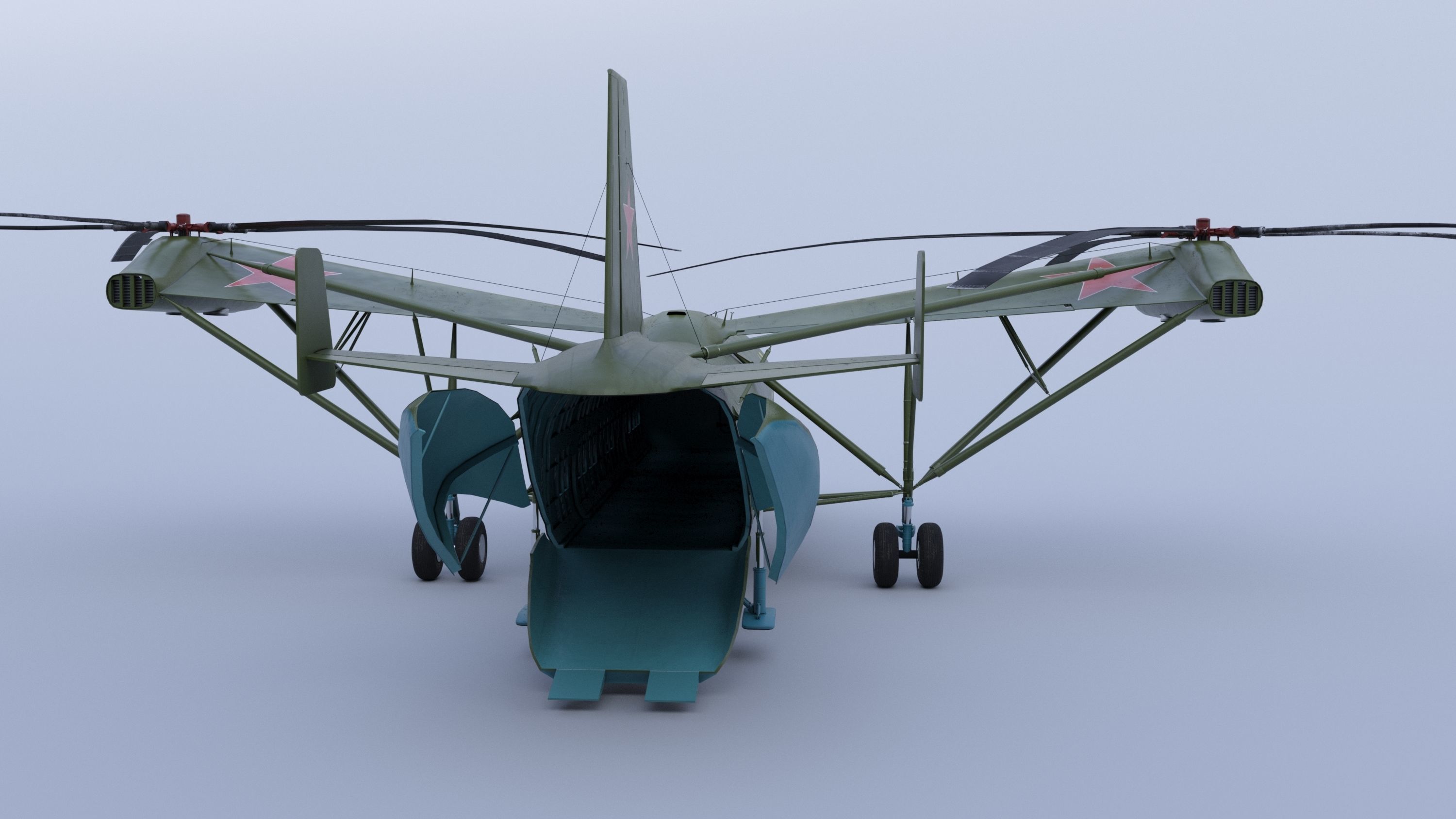 Mi-12  Low-poly 3D model_7