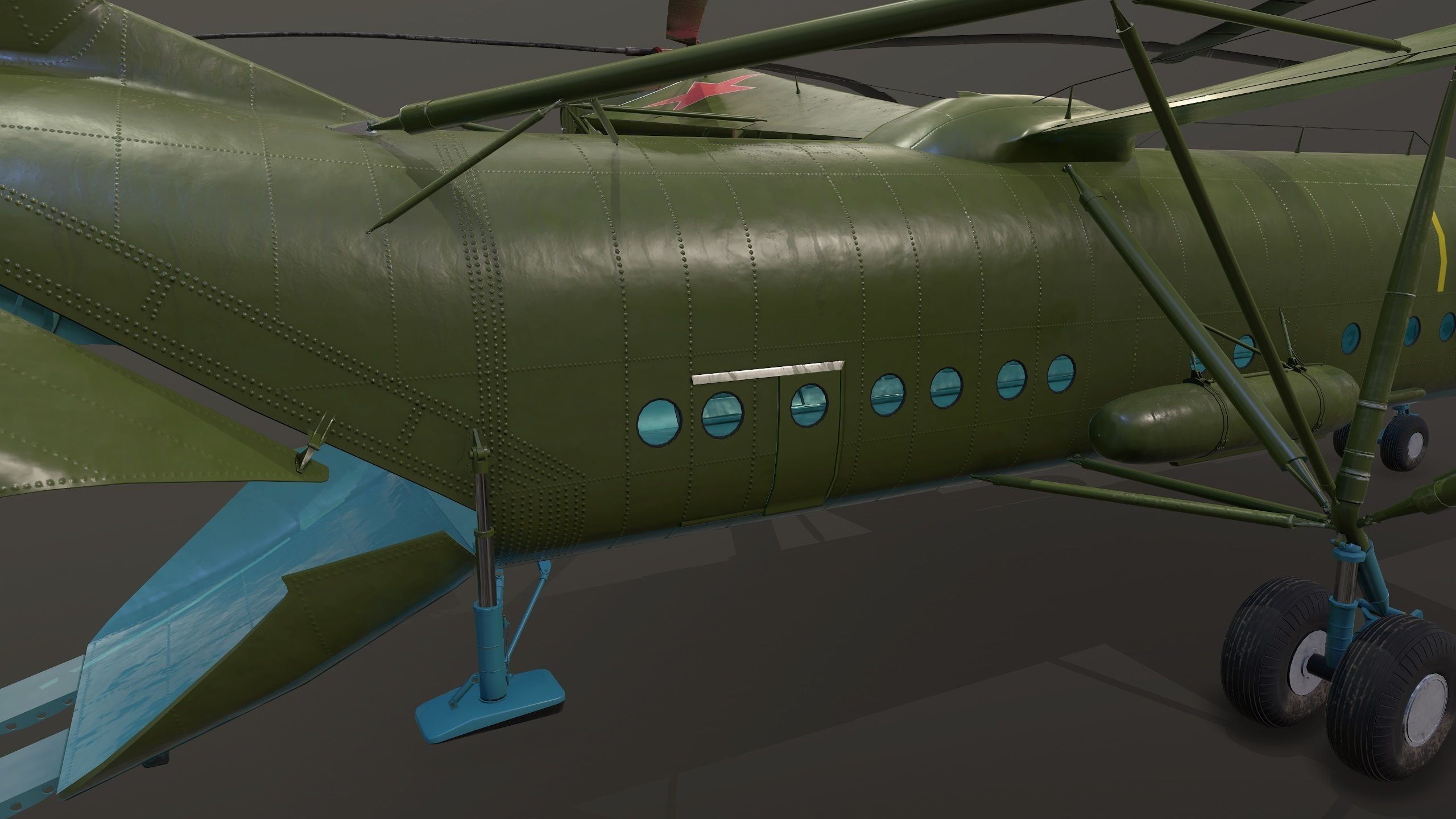 Mi-12  Low-poly 3D model_15