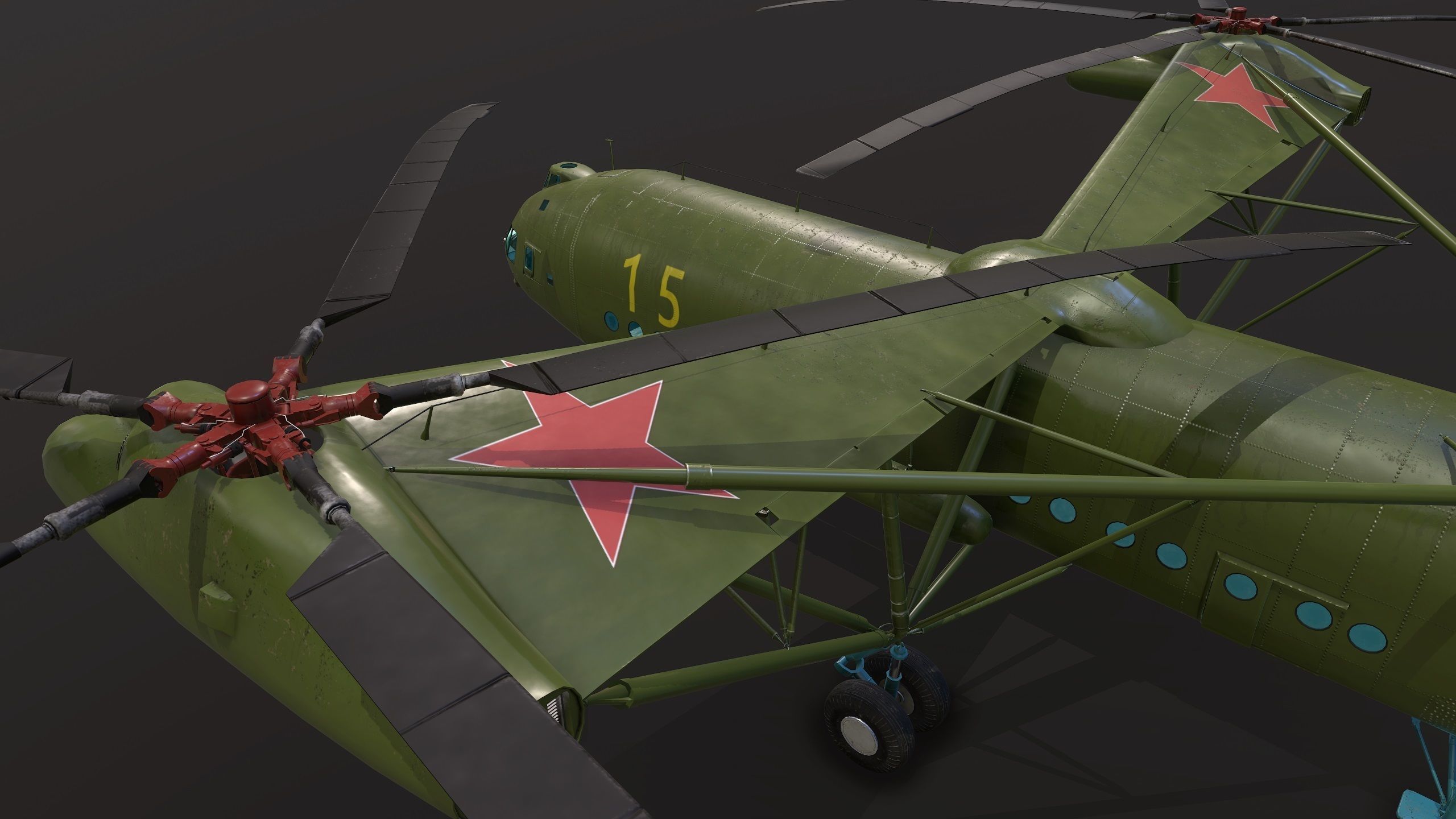 Mi-12  Low-poly 3D model_23