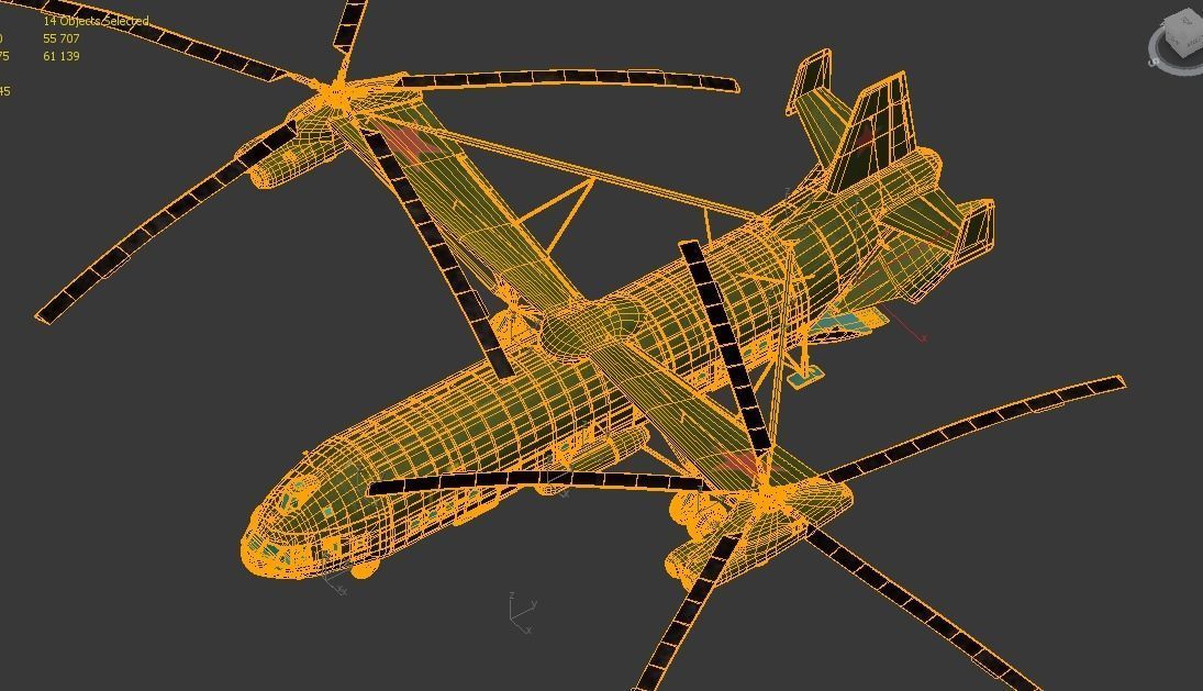 Mi-12  Low-poly 3D model_29