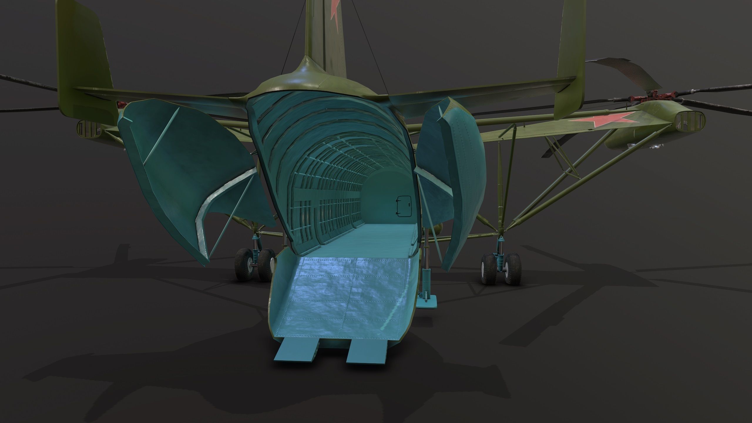 Mi-12  Low-poly 3D model_28