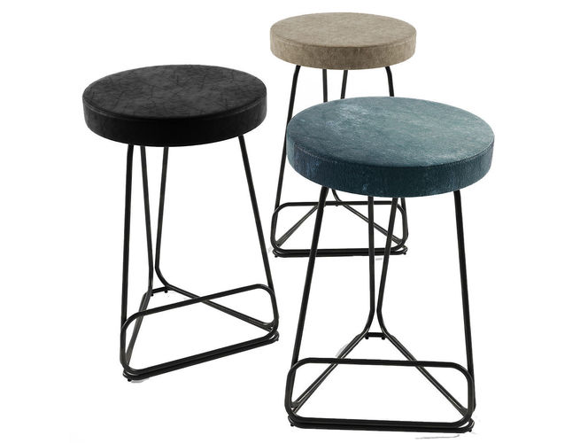 Delta Counter Stool Low-poly 3D model 6