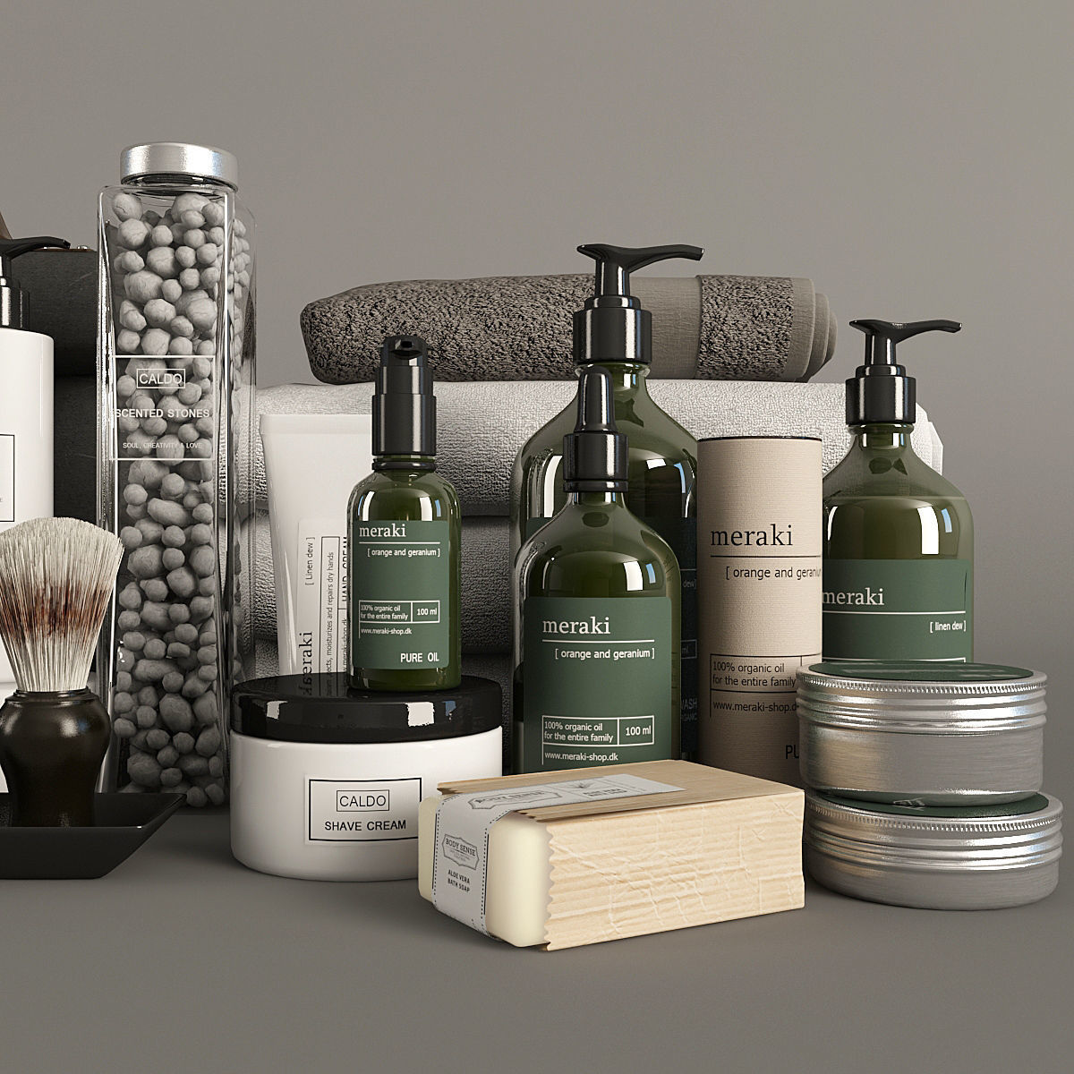 Bathroom Decor 3  3D model_2