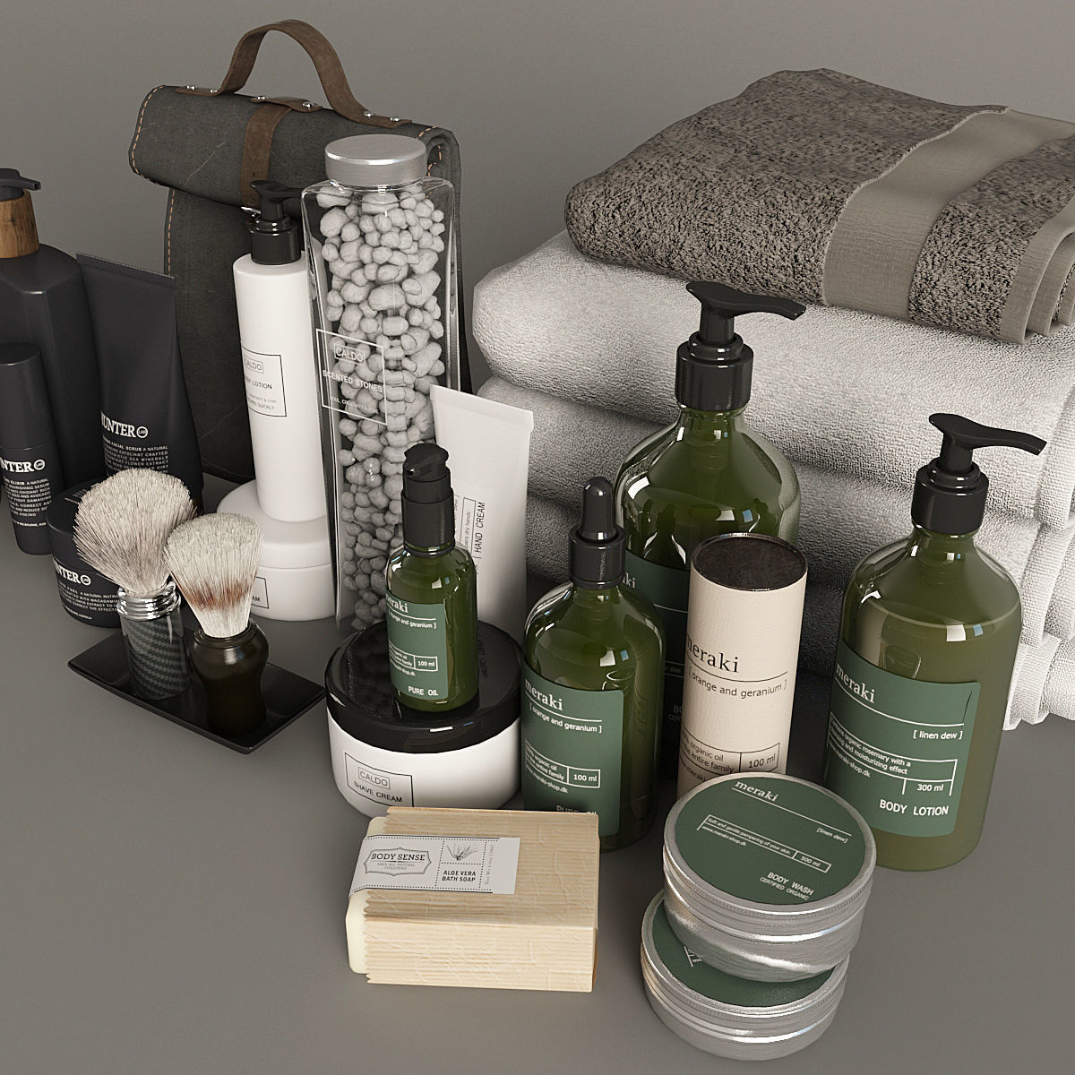 Bathroom Decor 3  3D model_10